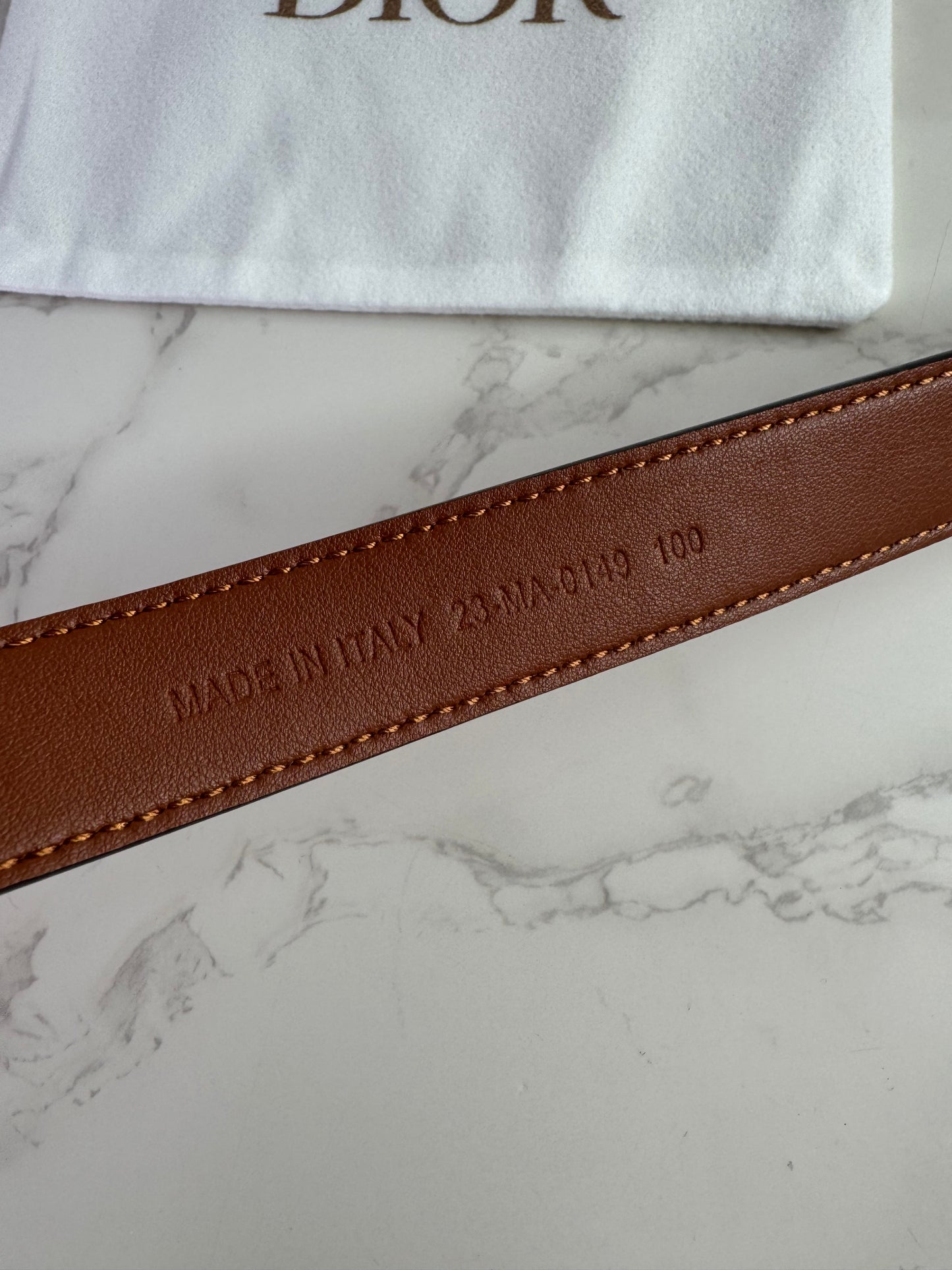 CD Leather Belt