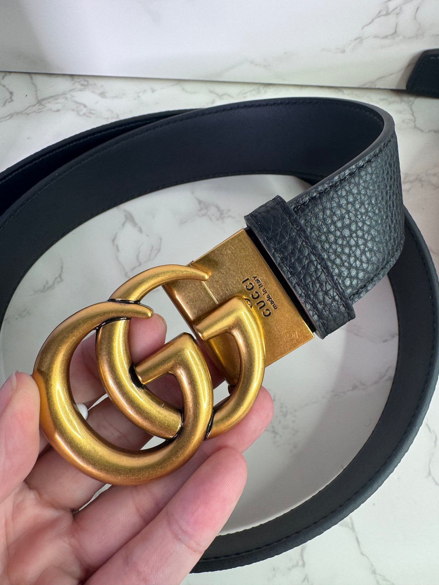 GG Leather Belt