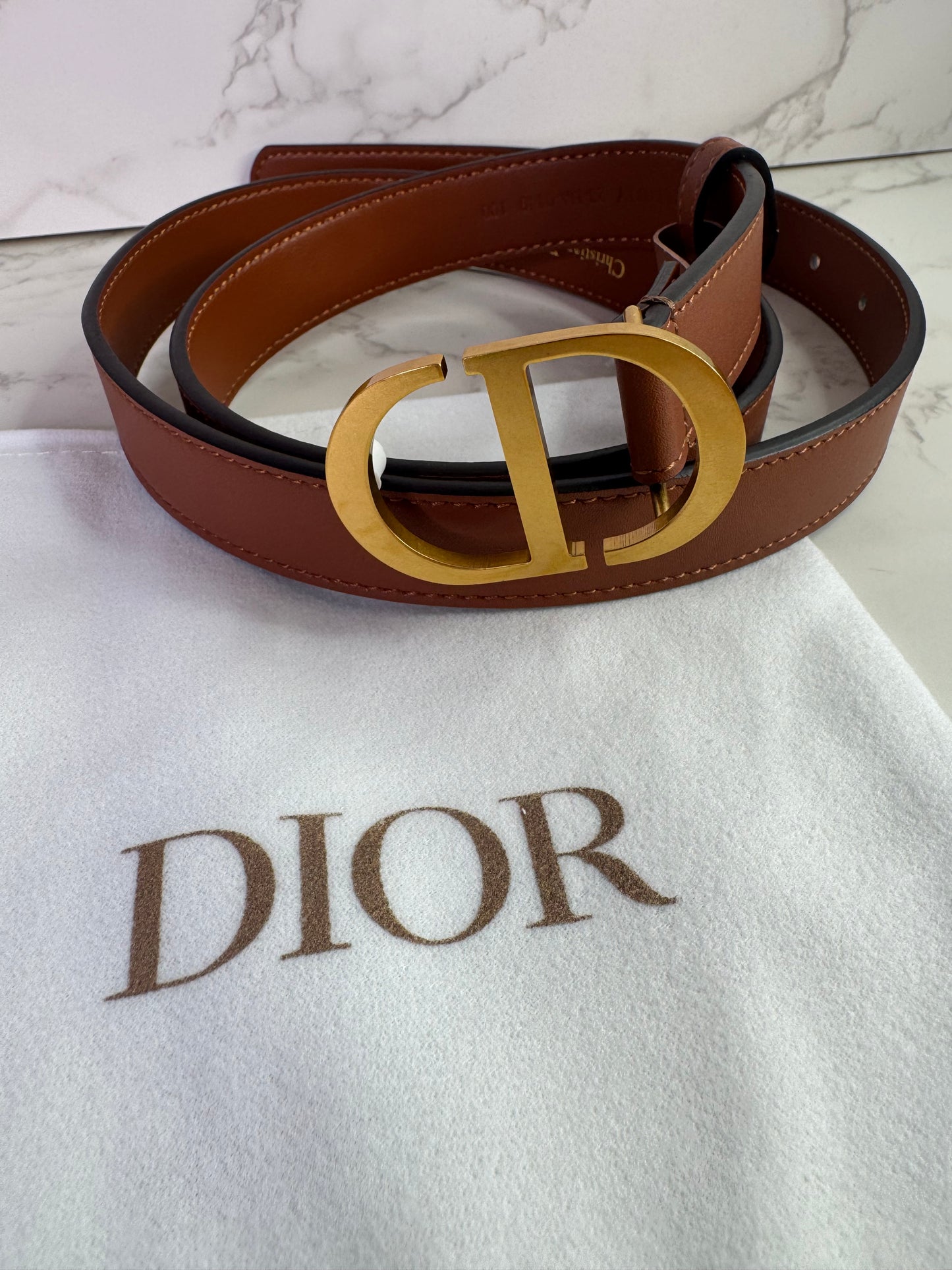 CD Leather Belt