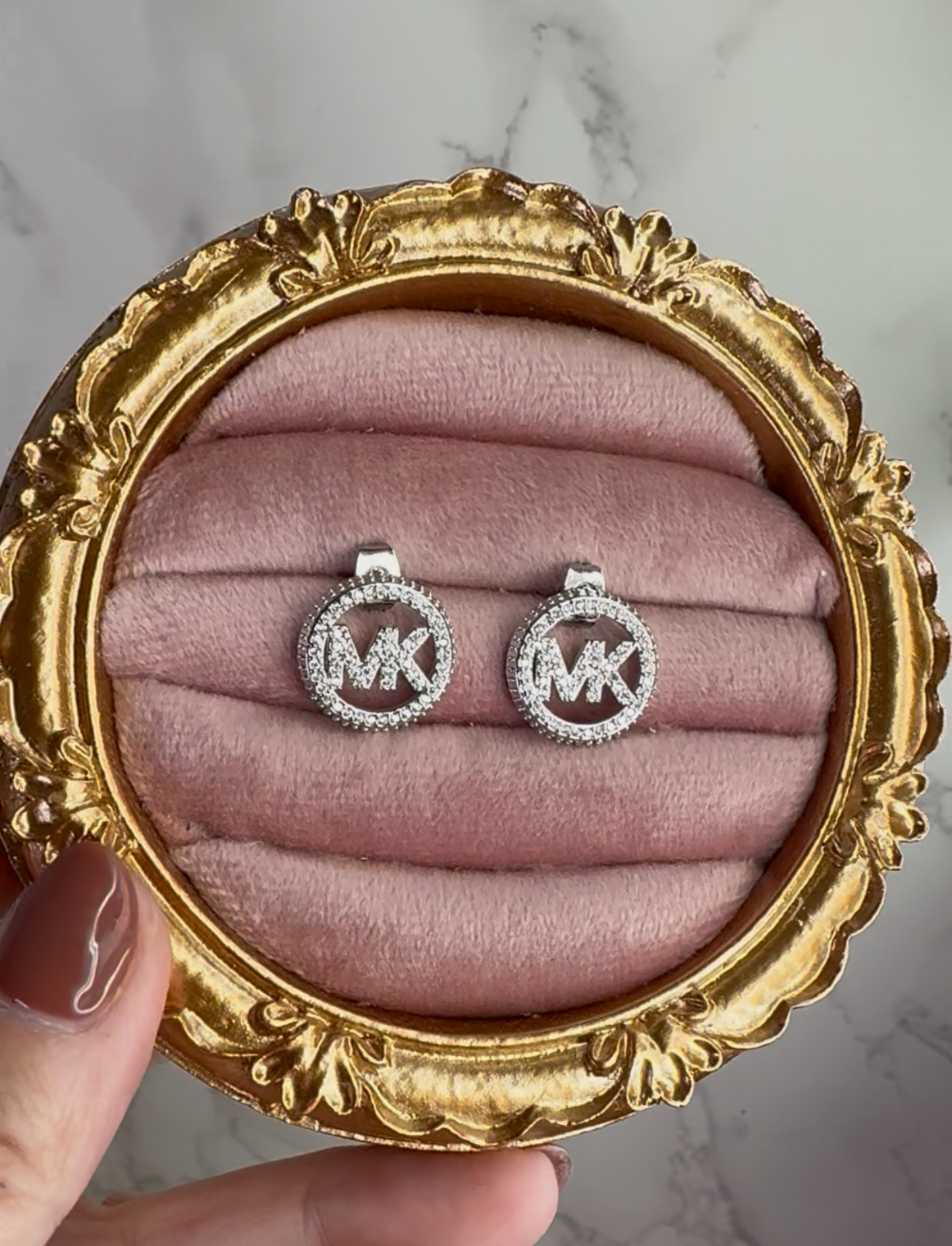 MK Jewelry Set (Κολιέ-Βραχιόλι αλυσίδα-Σκουλαρίκια)