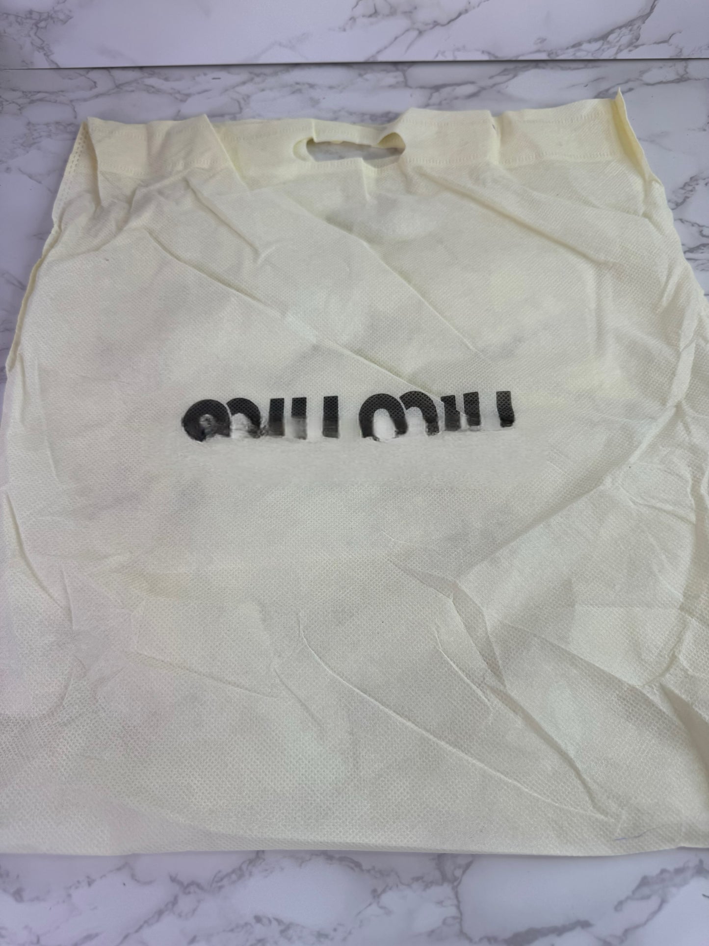 MIU Leather Τσάντα (Μαύρο)