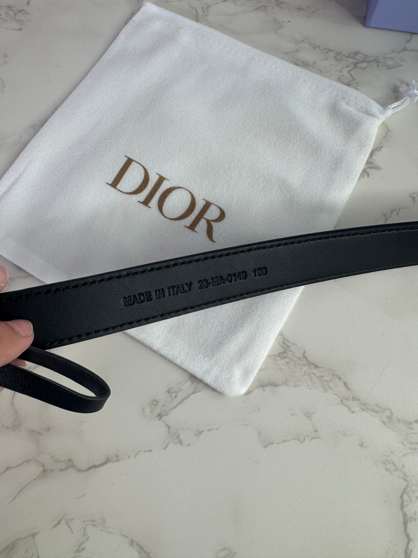 CD Leather Belt
