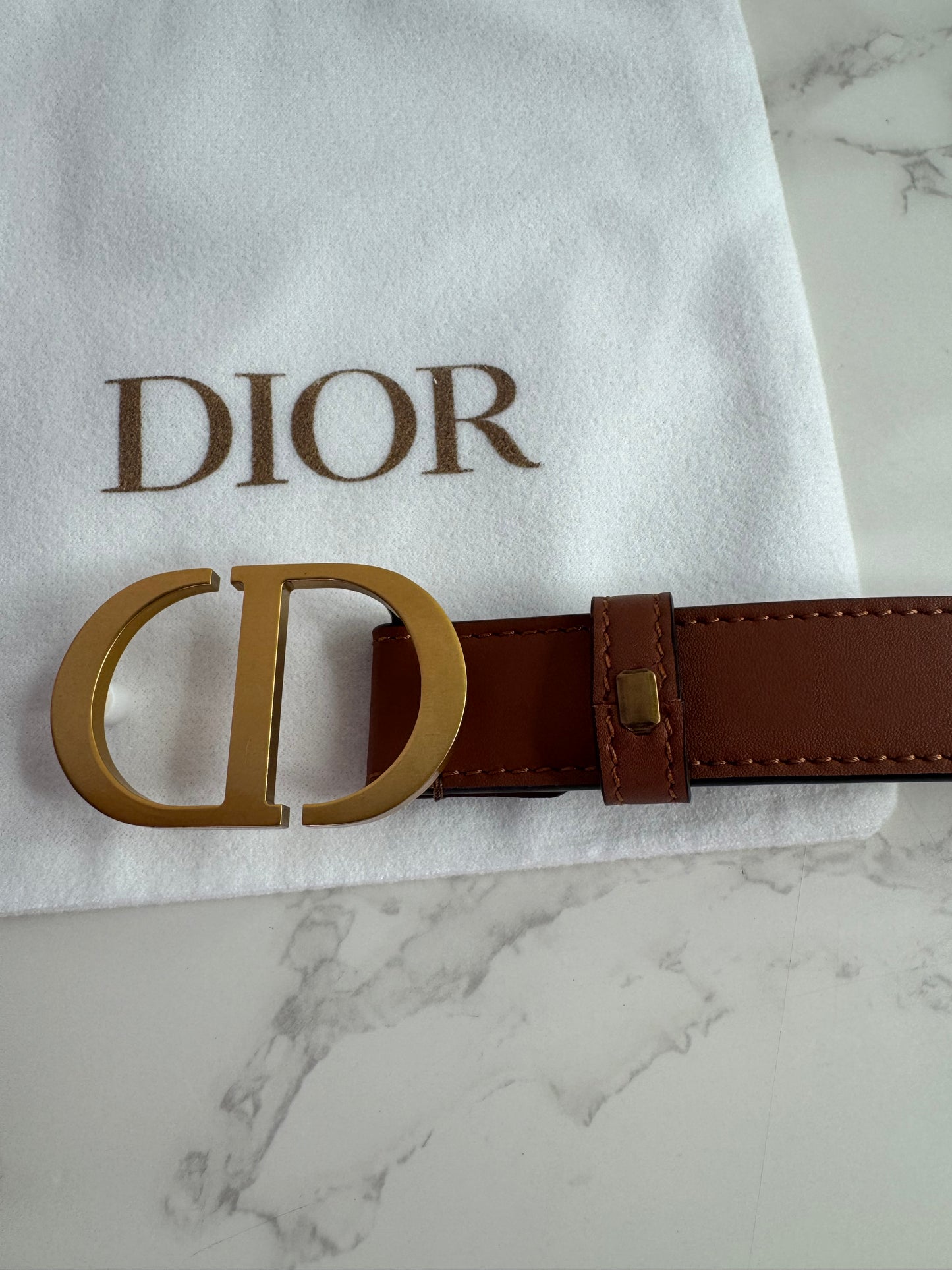 CD Leather Belt