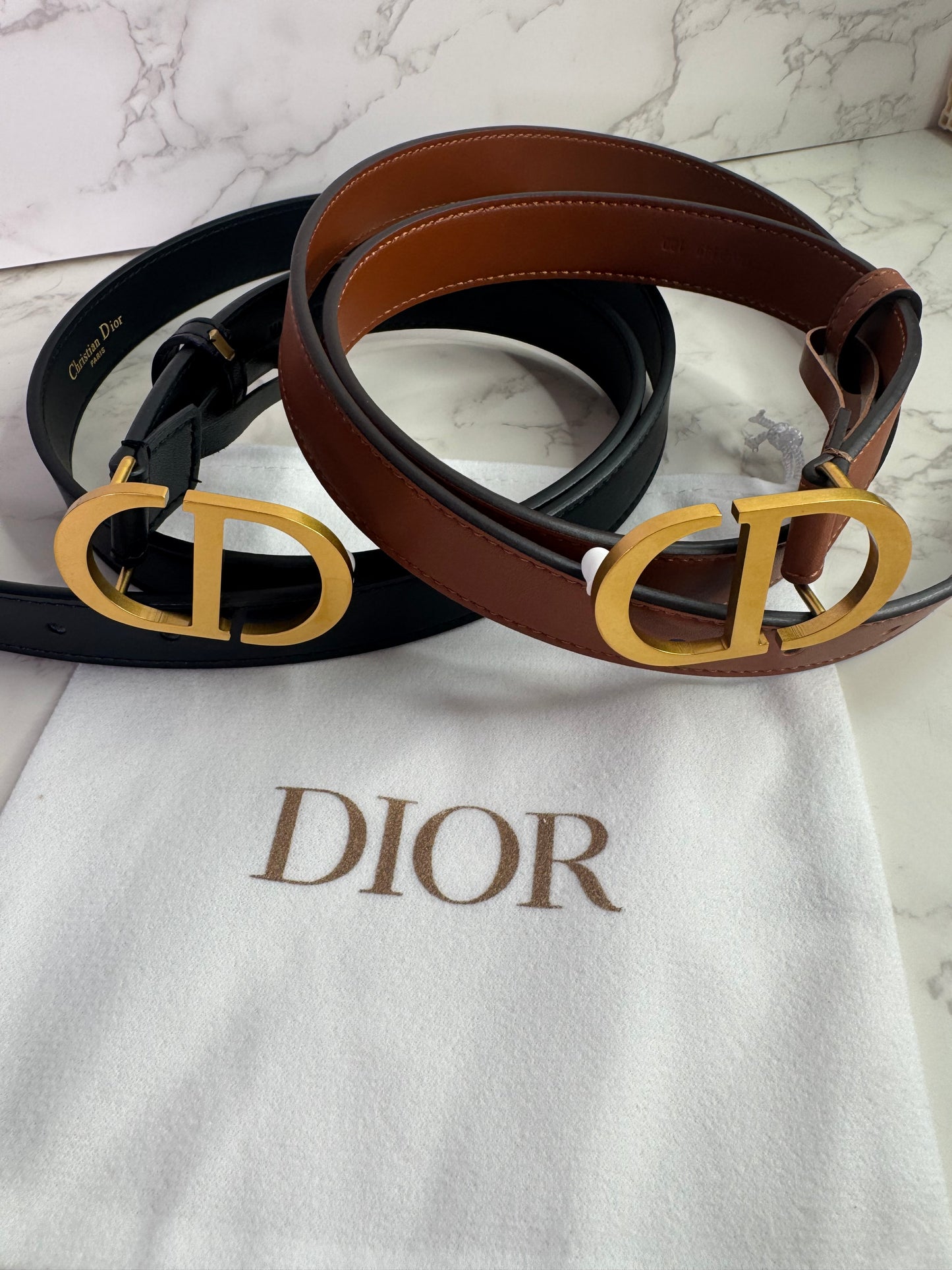 CD Leather Belt