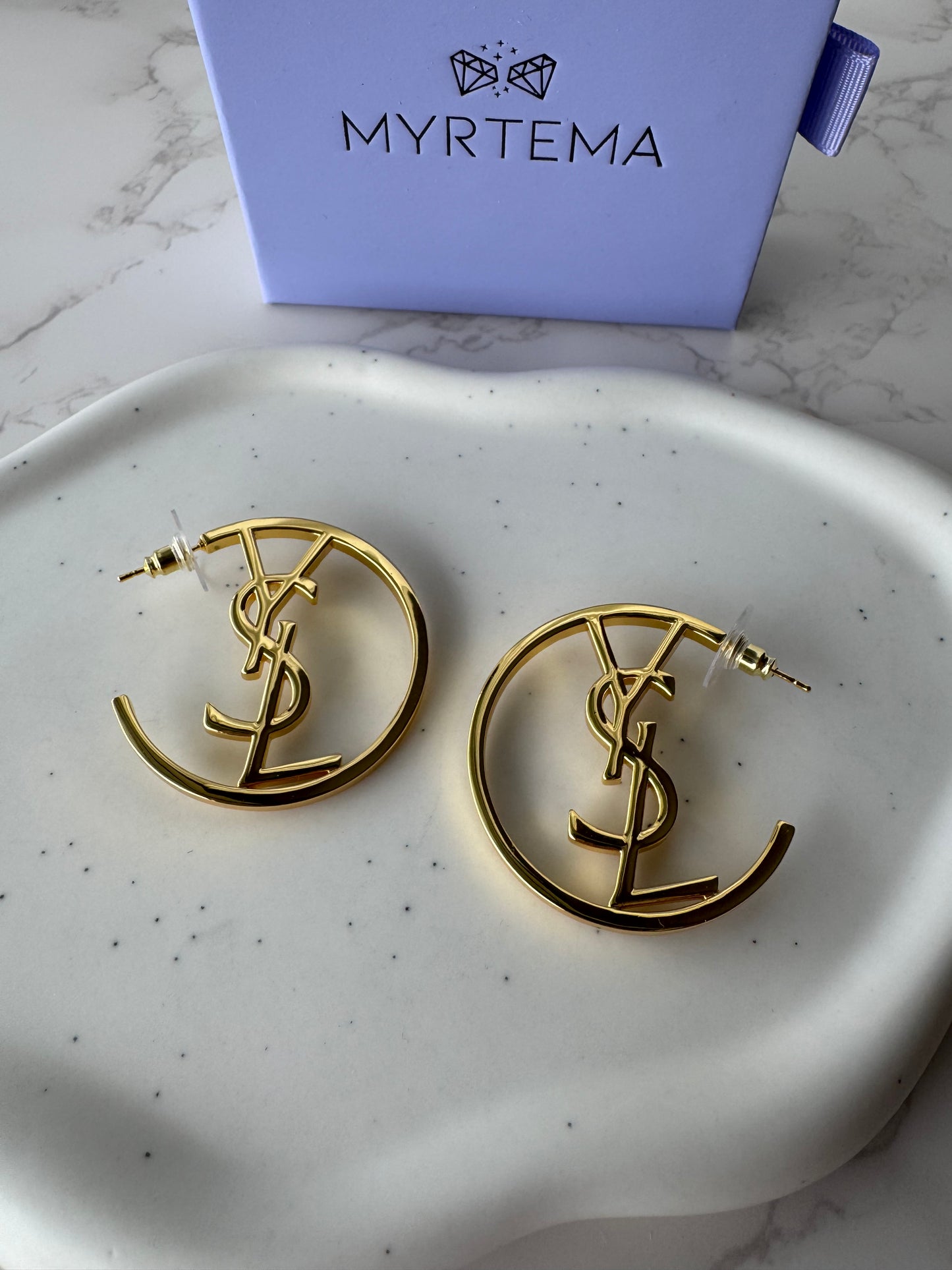 YSL Large Hoops Earrings
