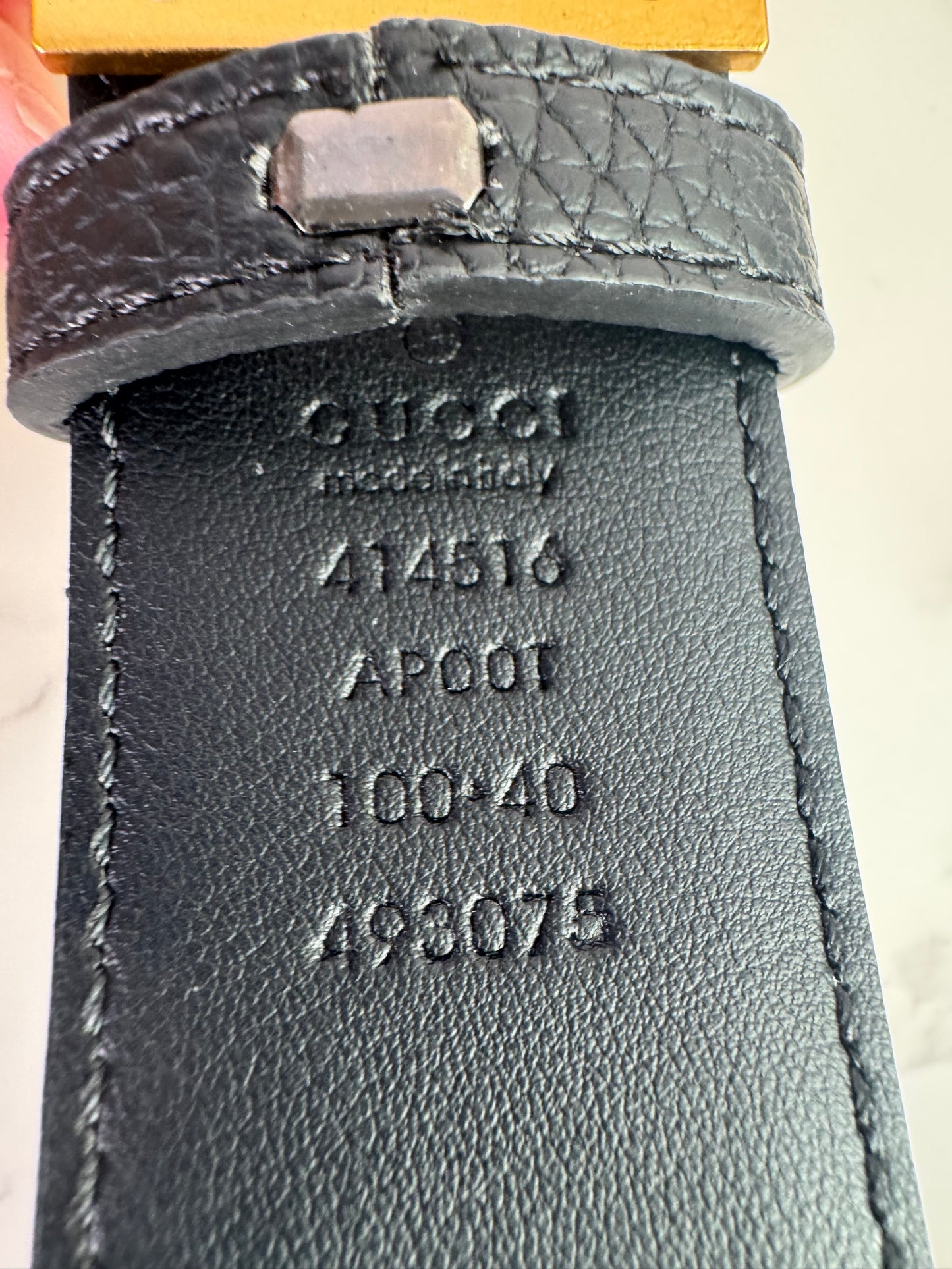 GG Leather Belt