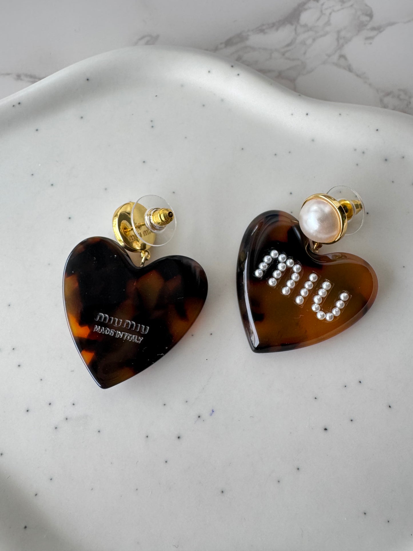 MIU Hearts Earrings