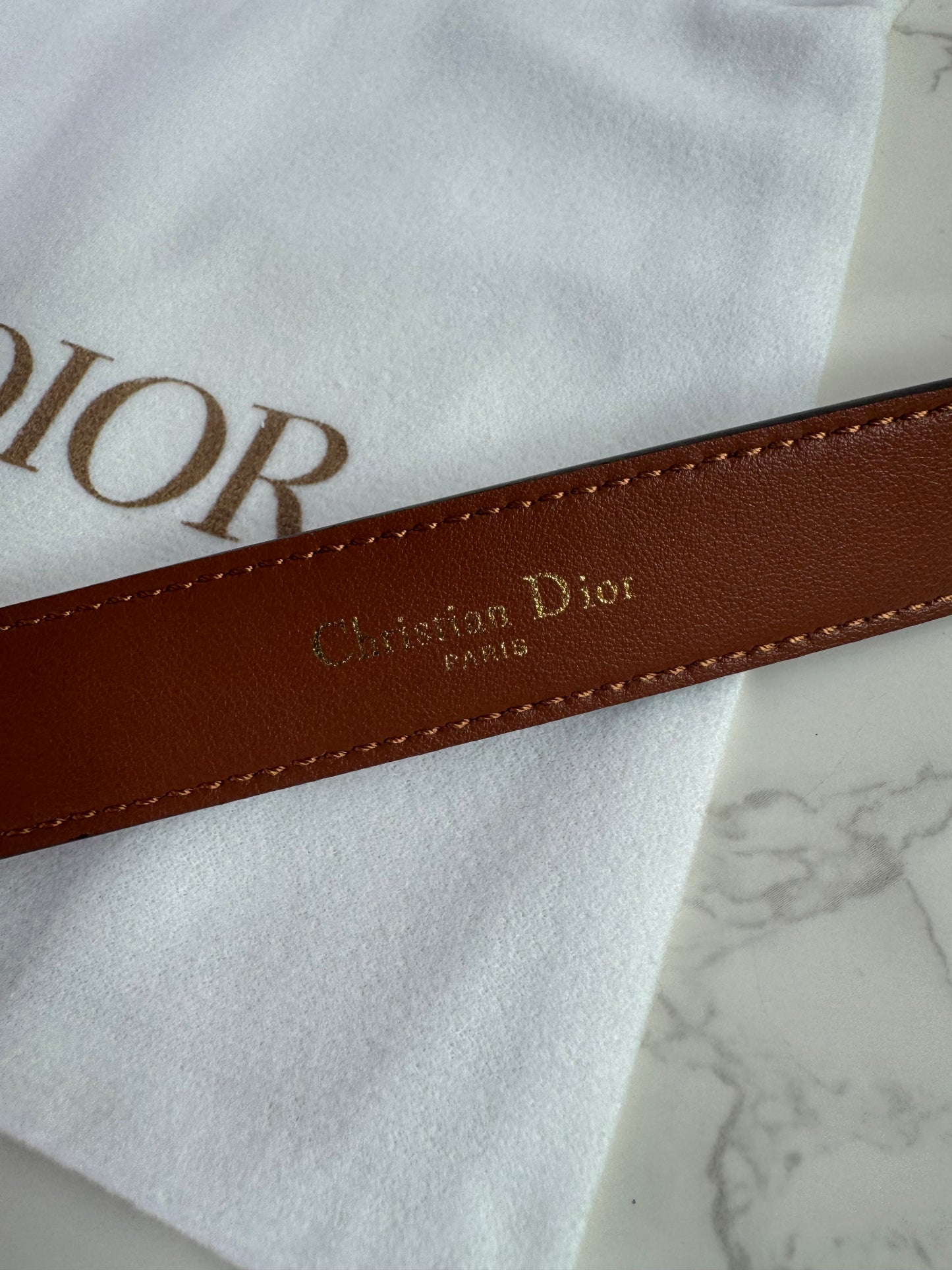CD Leather Belt