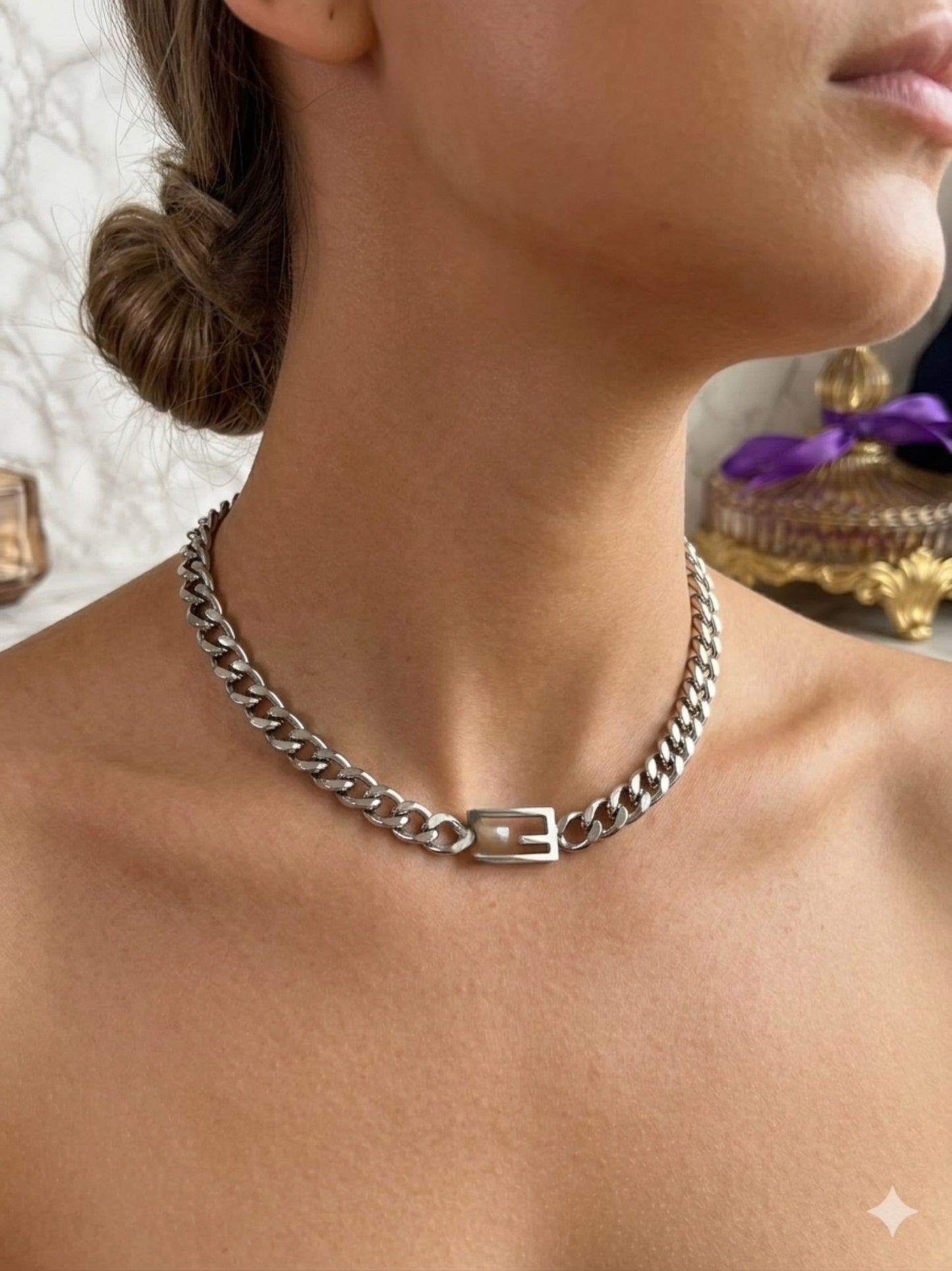 Fendia Bold Chain Κολιέ