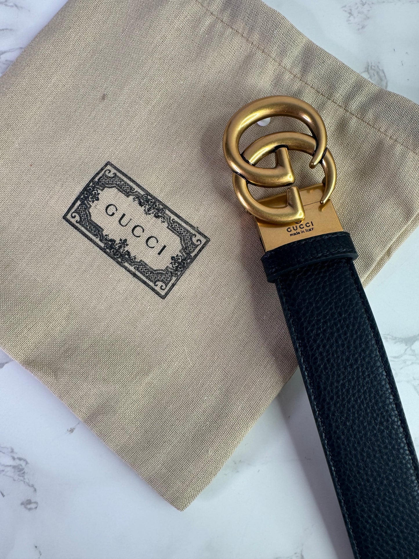 GG Leather Belt