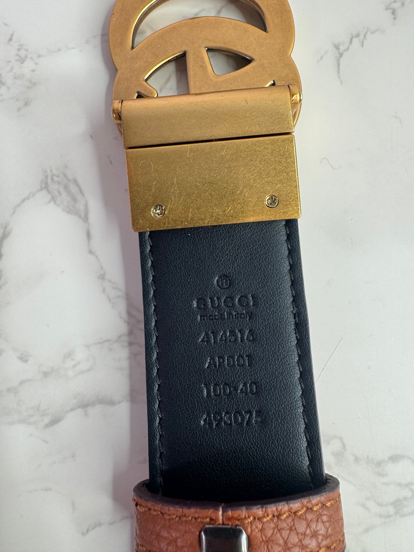 GG Leather Belt
