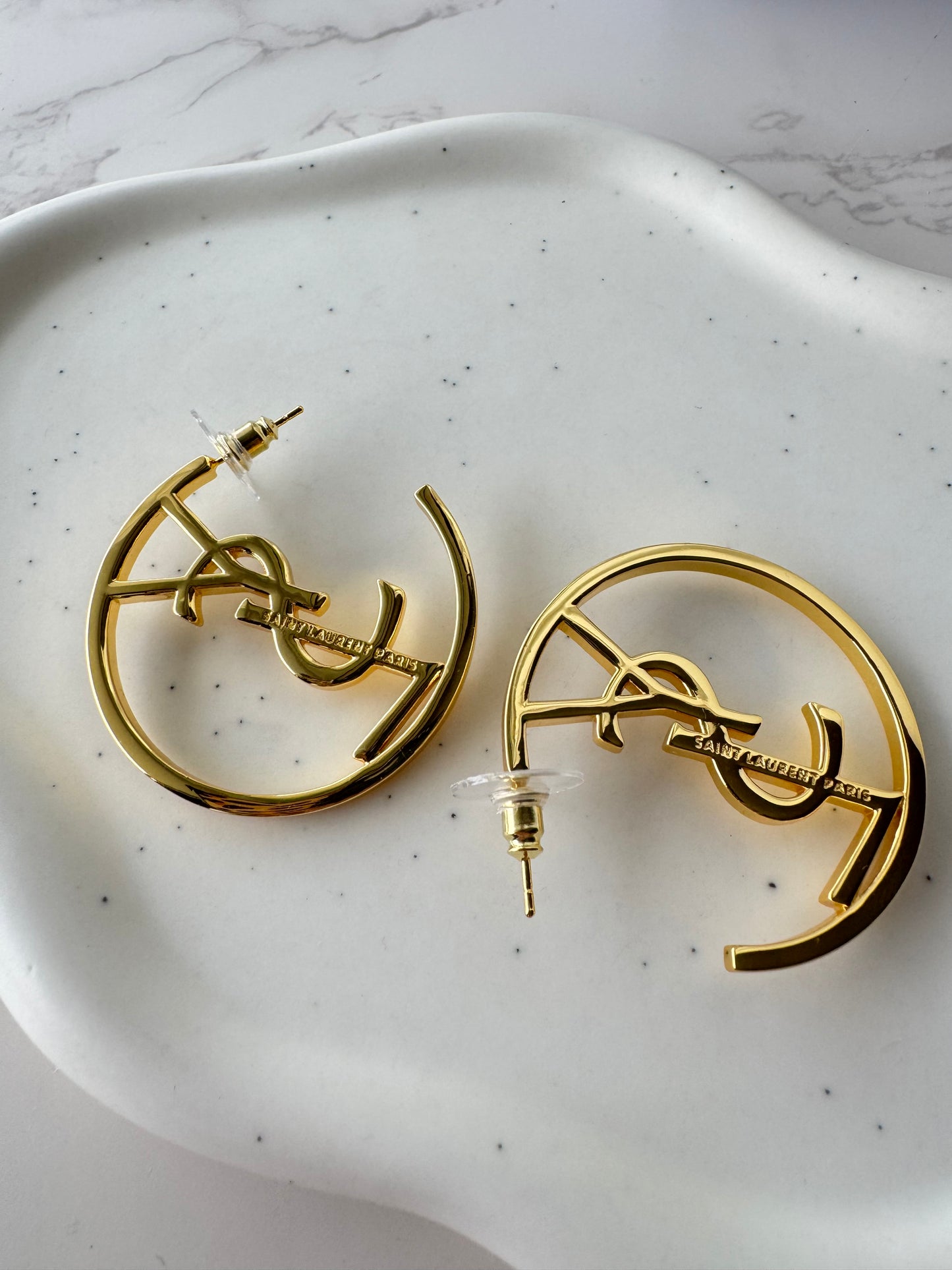 YSL Large Hoops Earrings