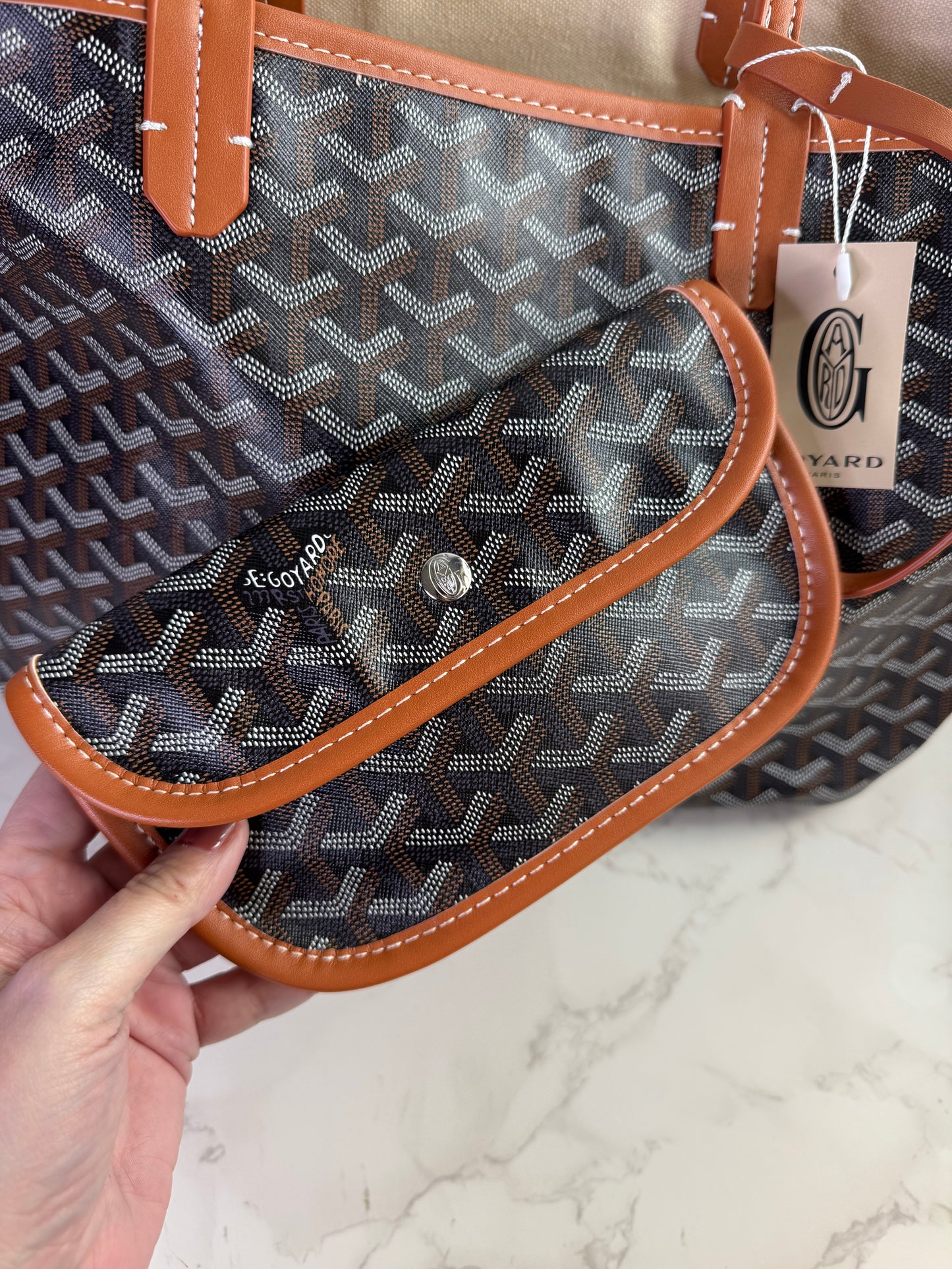 Goyardia Tote Τσάντα