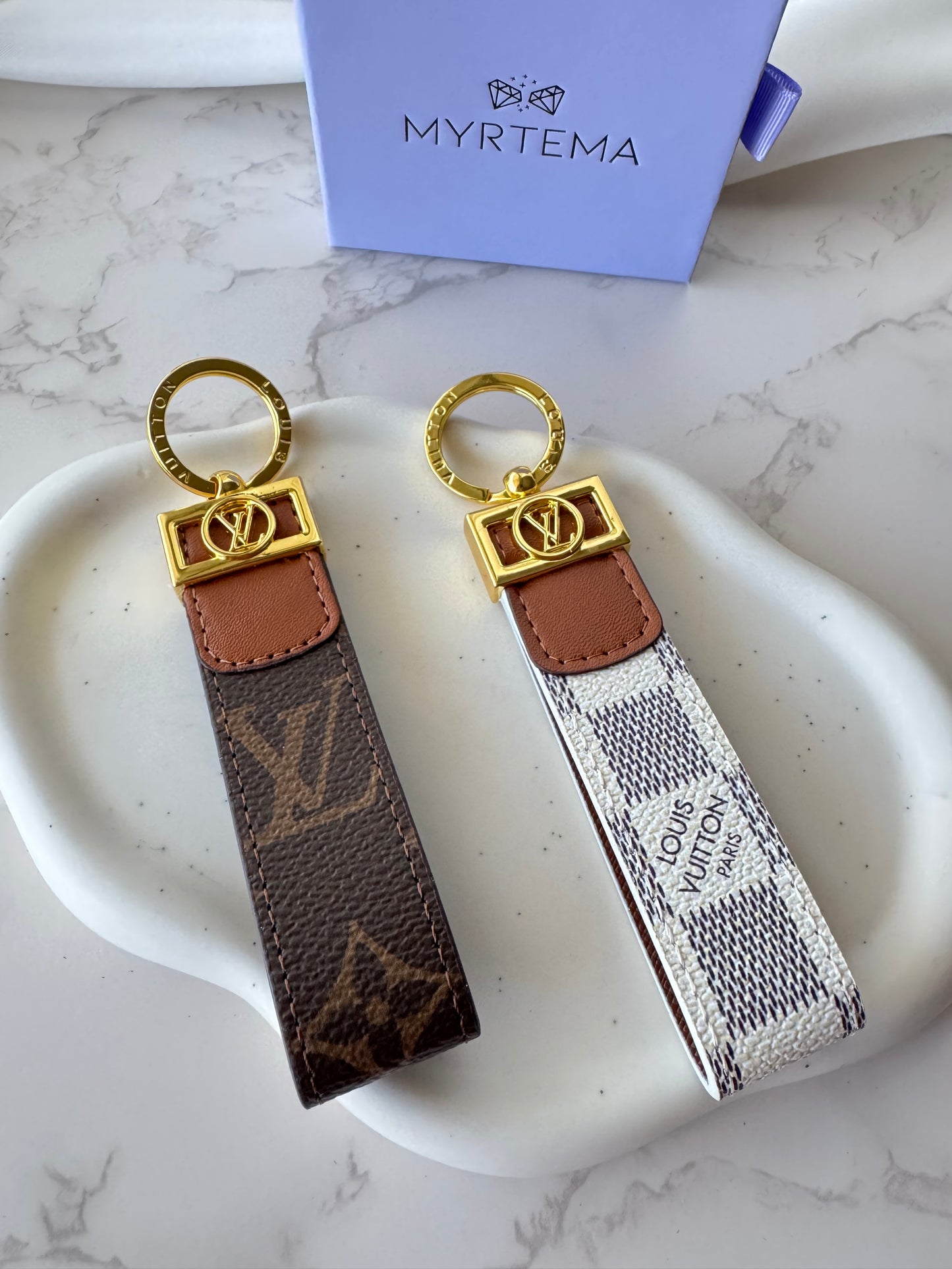 Louiva Canvas Key Chain