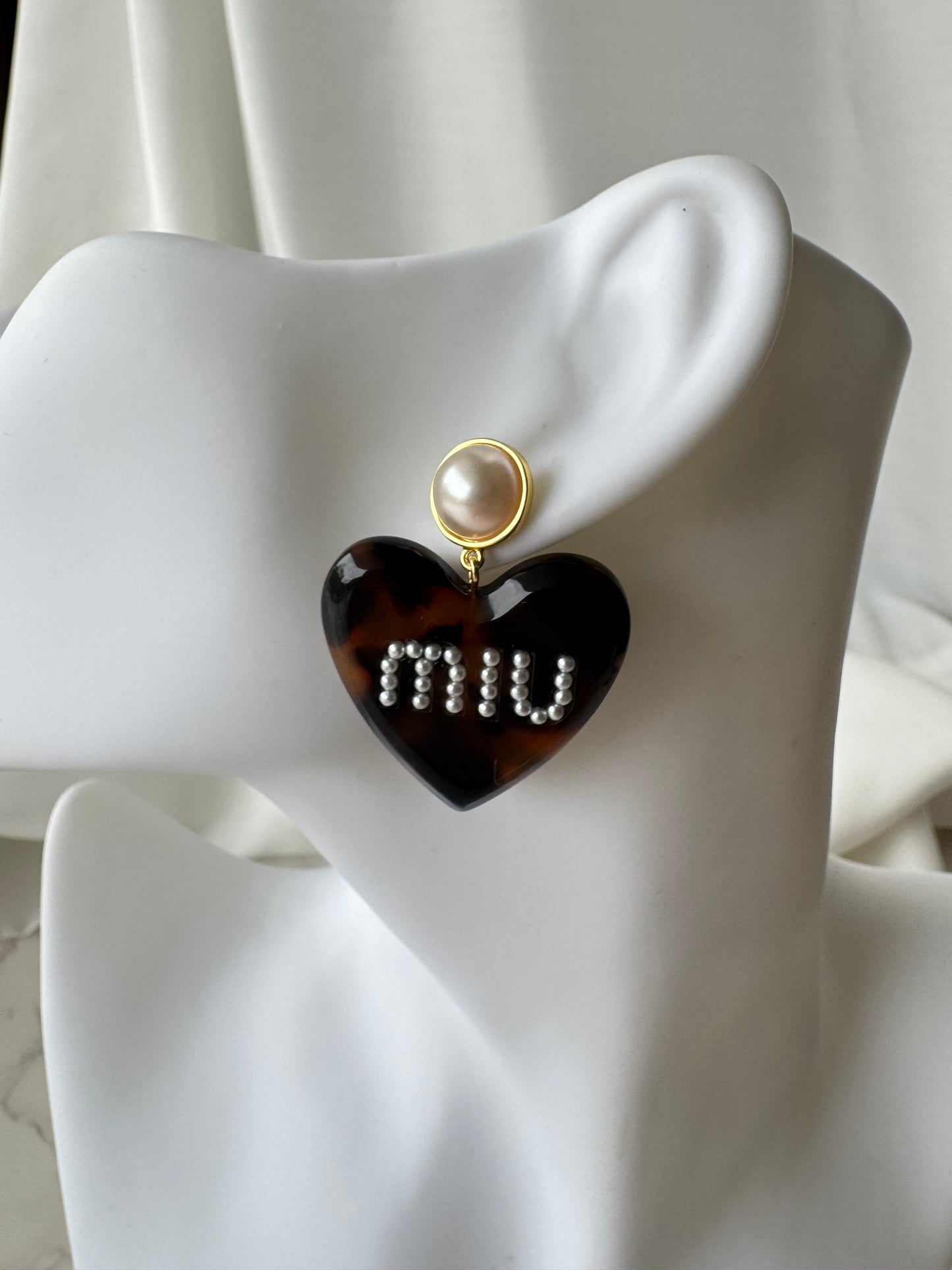 MIU Hearts Earrings