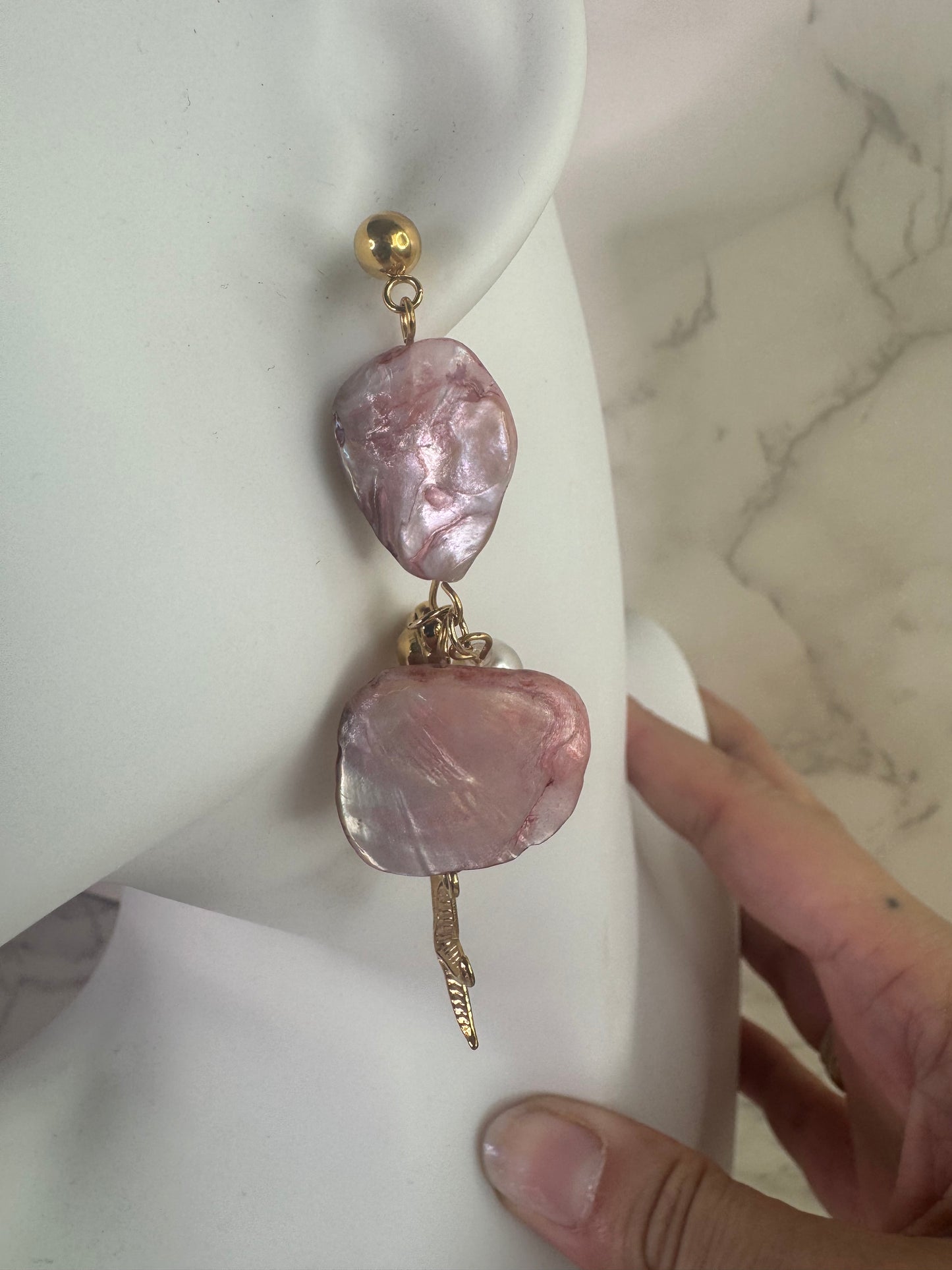 Seashell Kiss Σκουλαρίκια