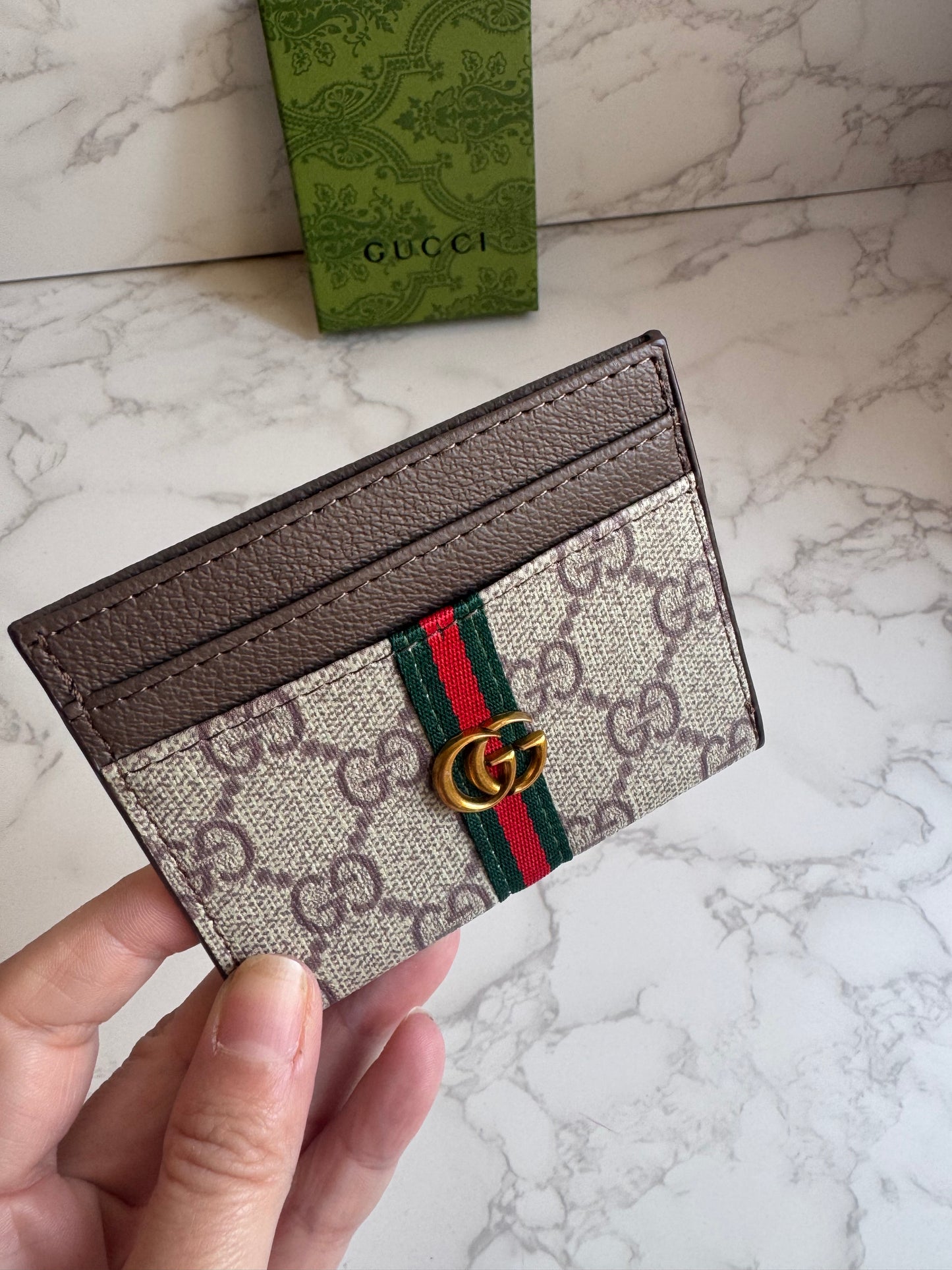 Gigi Red Green Card Holder