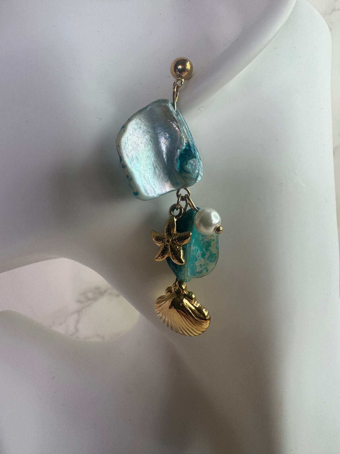 Seashell Kiss Σκουλαρίκια