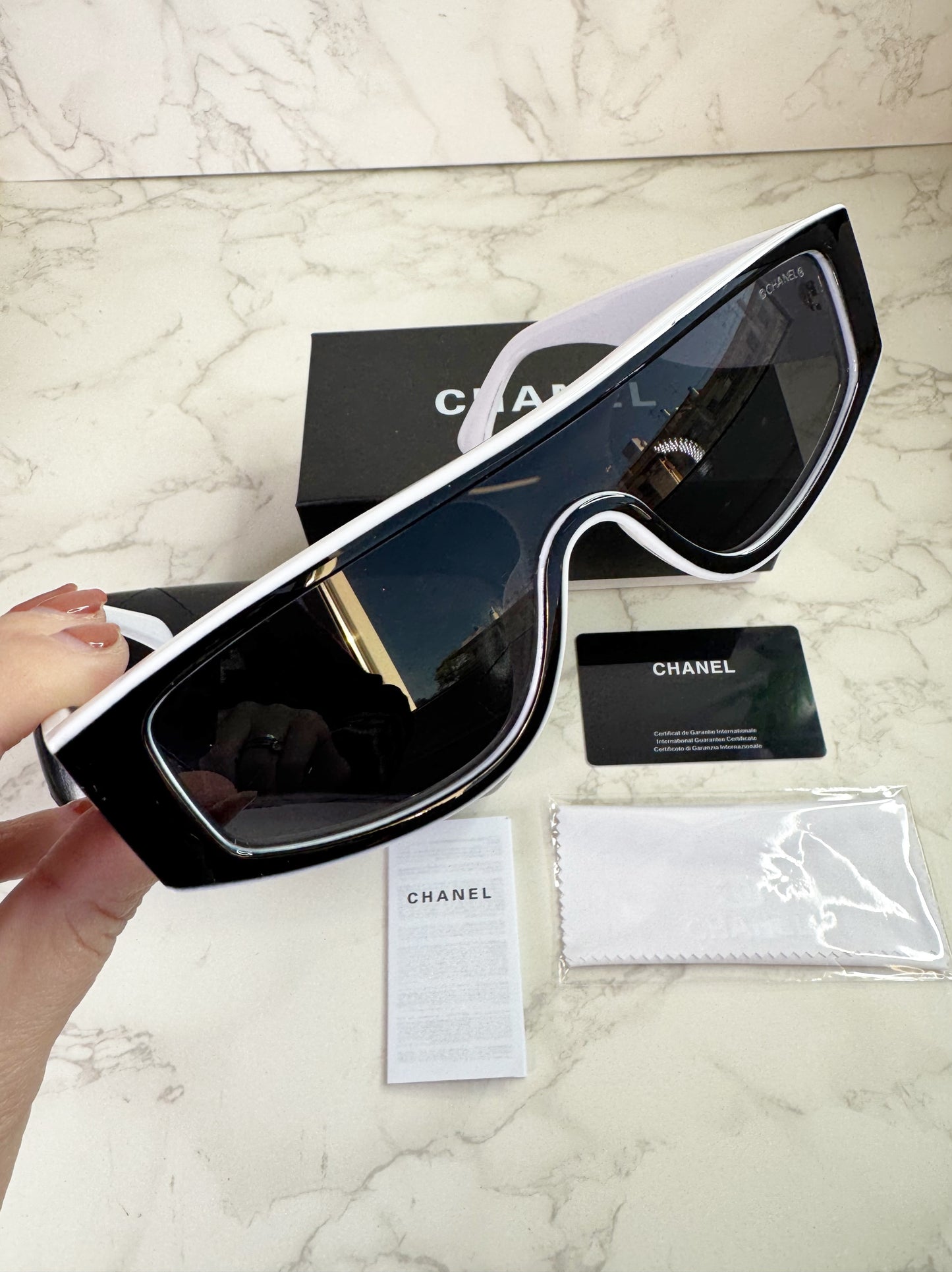 Chanelia Shield Sunglasses