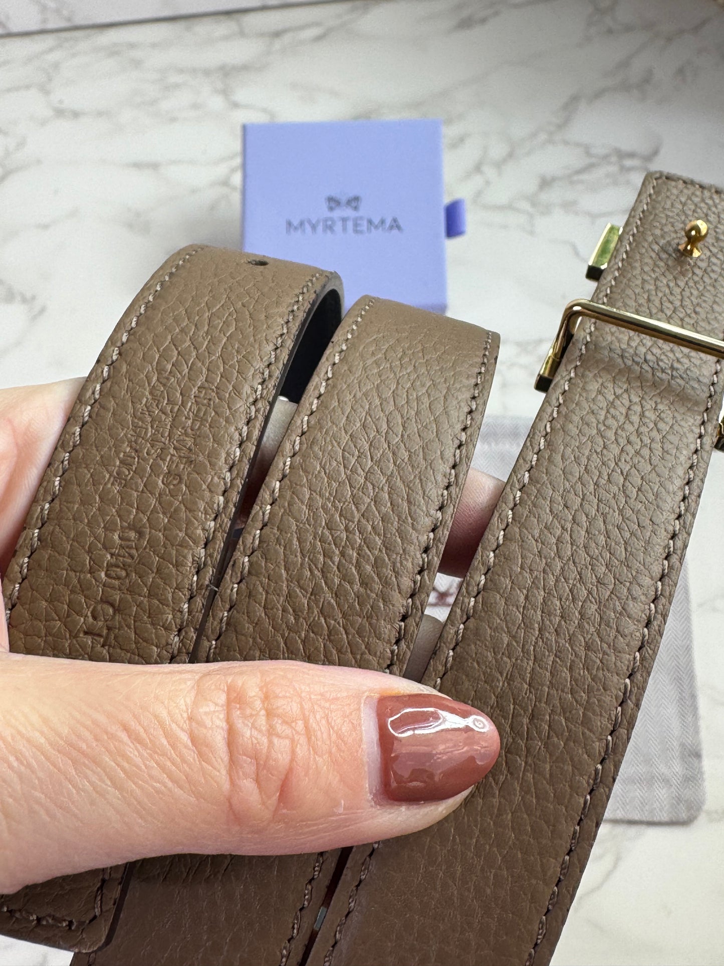Hermesa Reversible Belt (Δύο Όψεων)