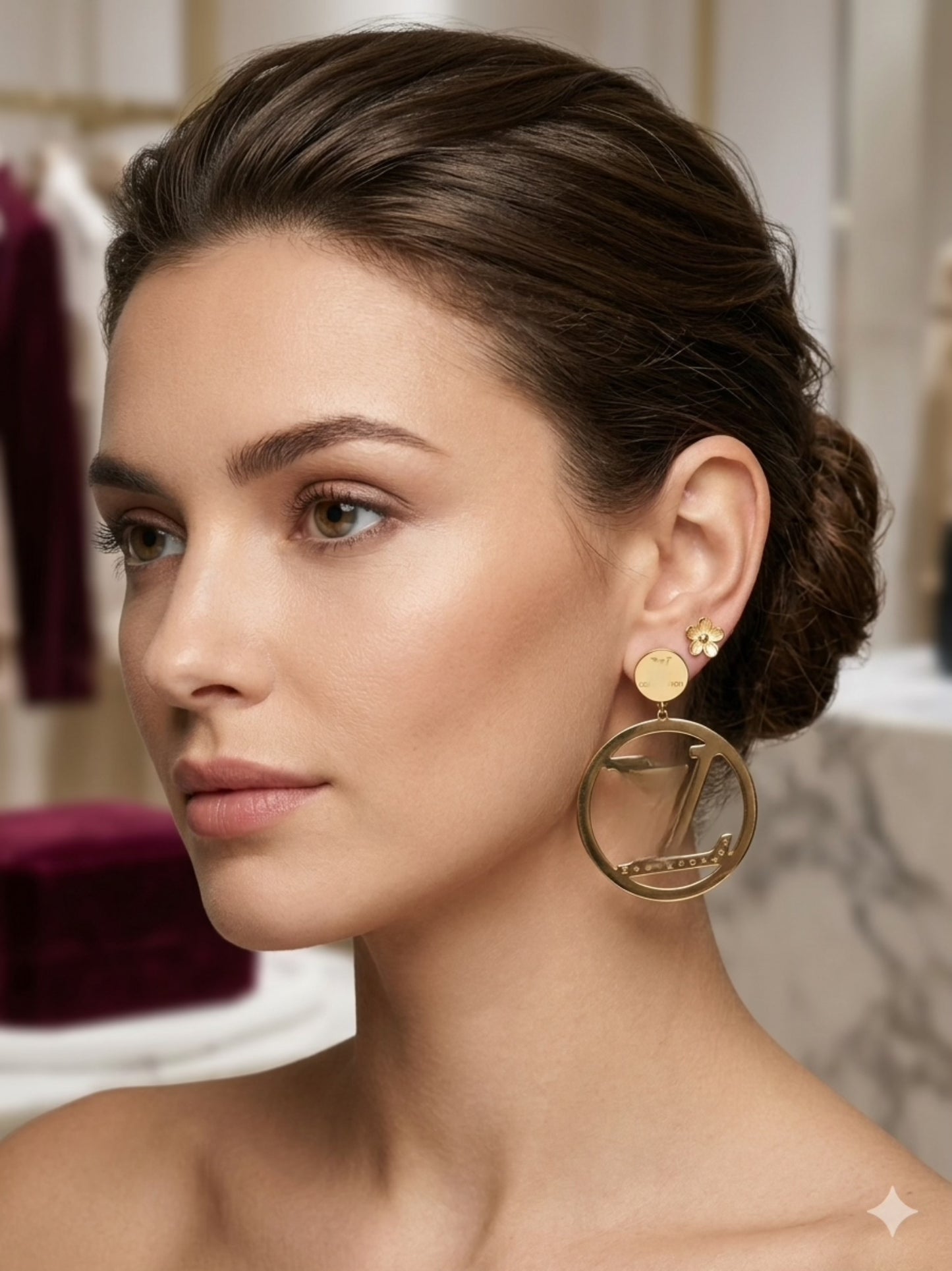 Louiva Luxe Σκουλαρίκια
