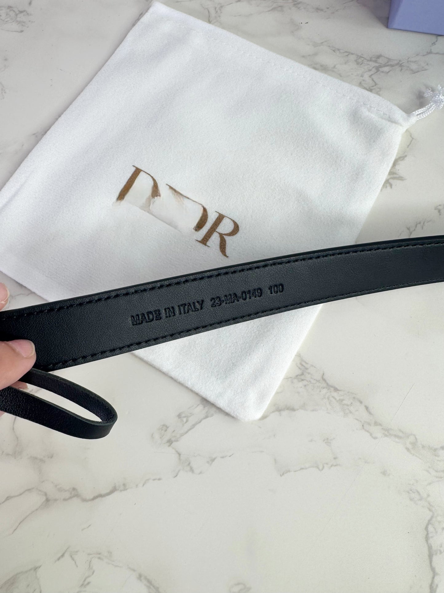 CD Leather Belt