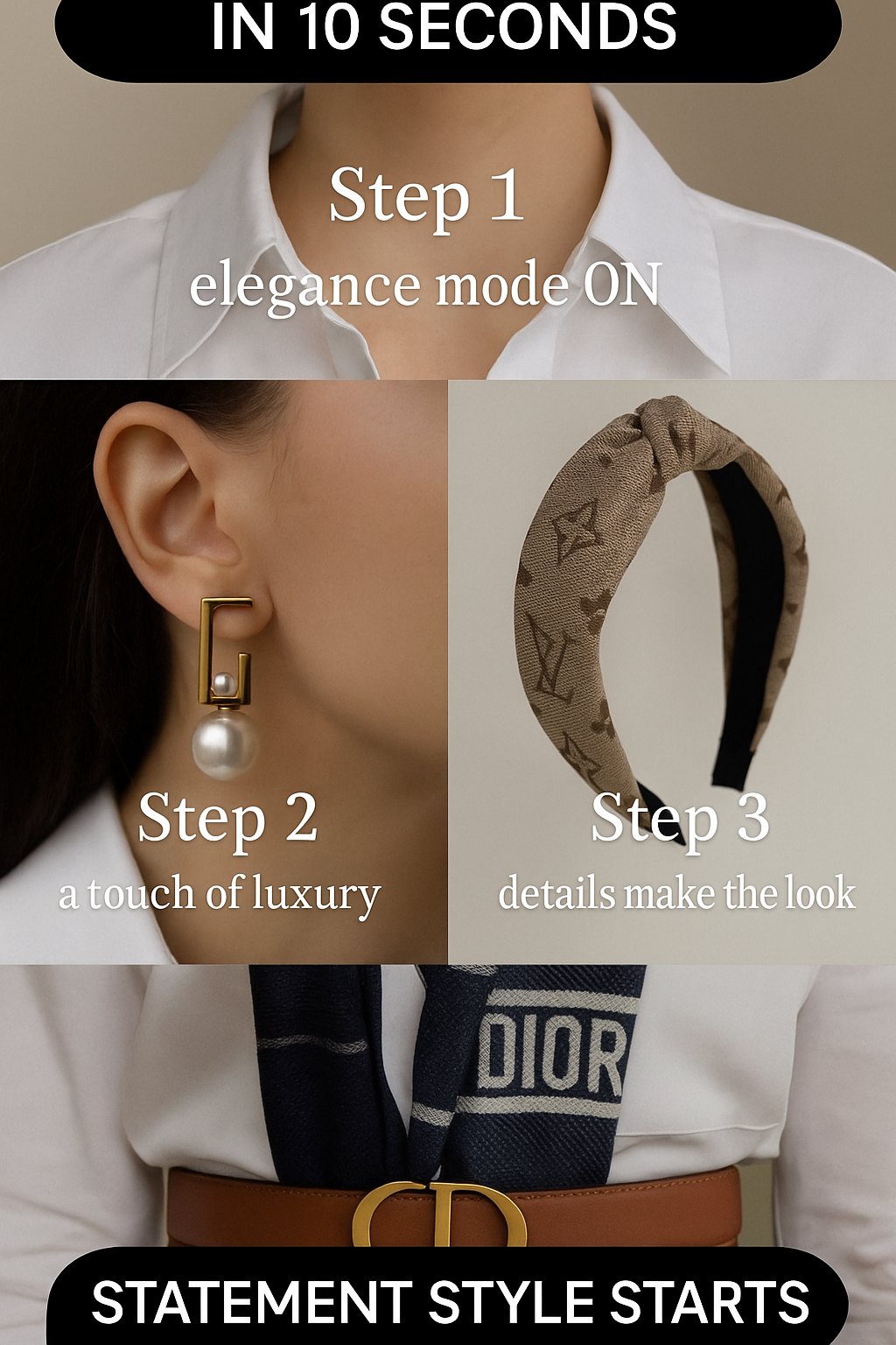 Elegance Mode On, in 10 Seconds