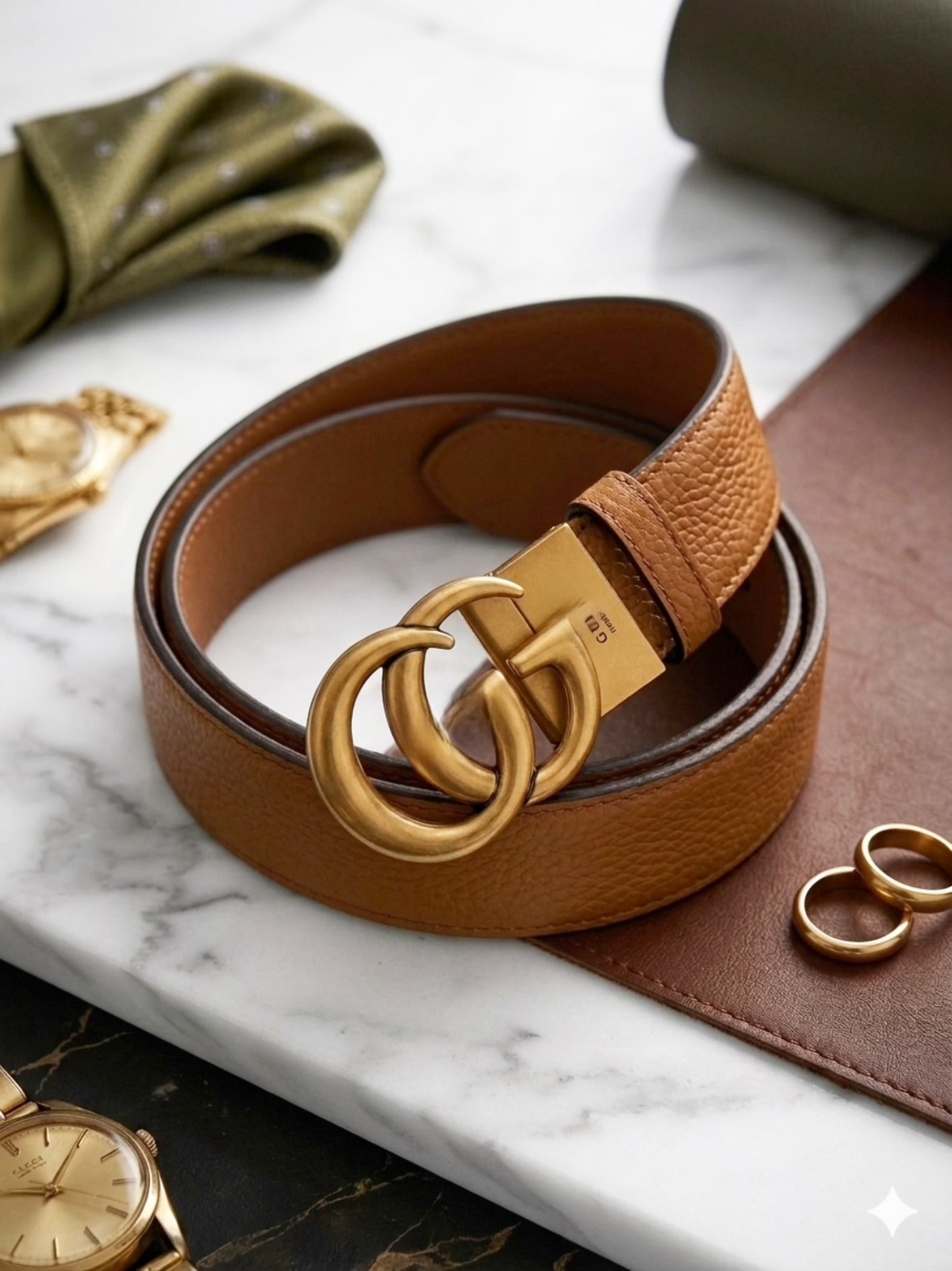 GG Leather Belt