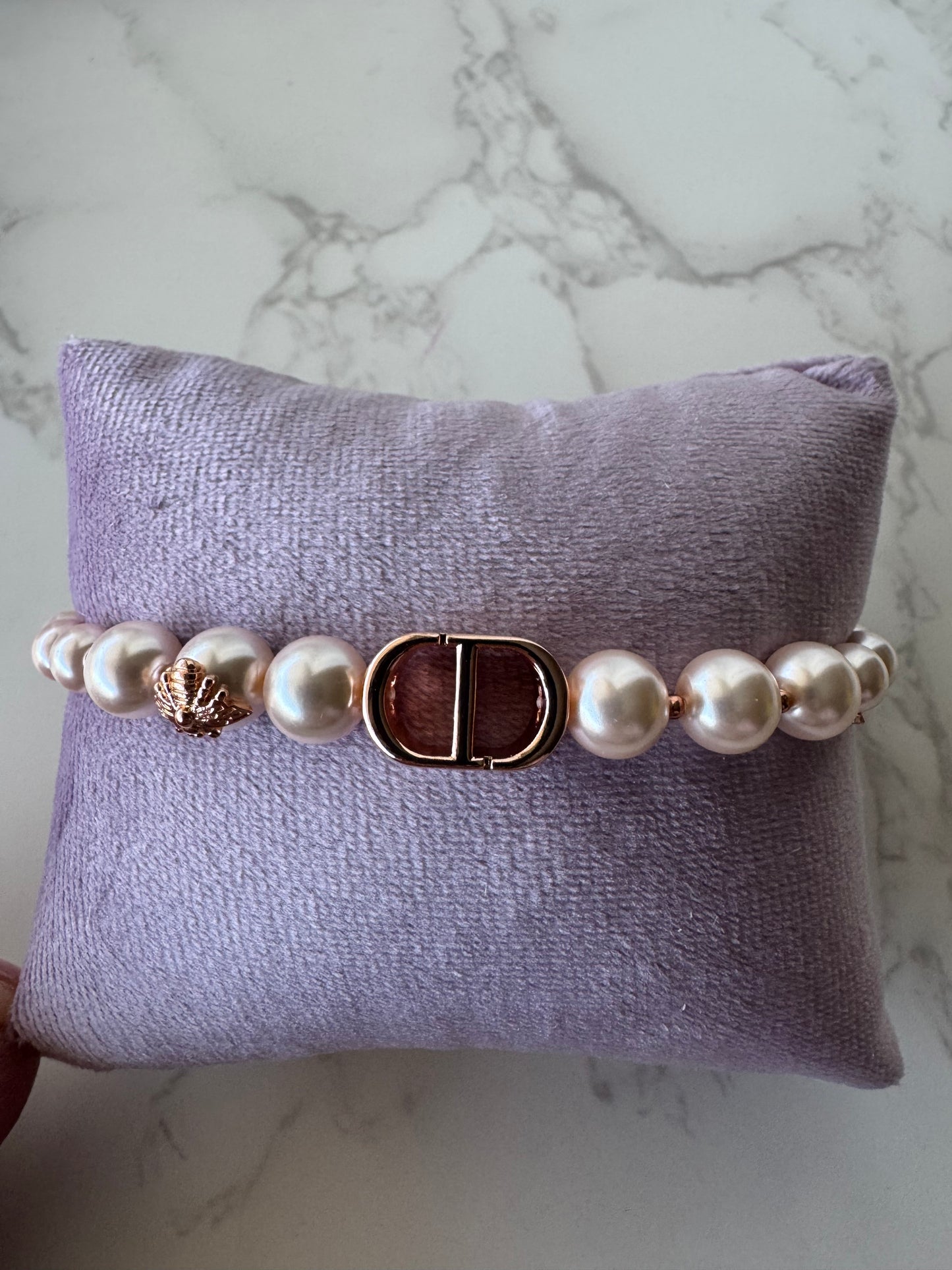 Diora Rosy Pearls Βραχιόλι