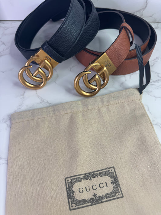 GG Leather Belt
