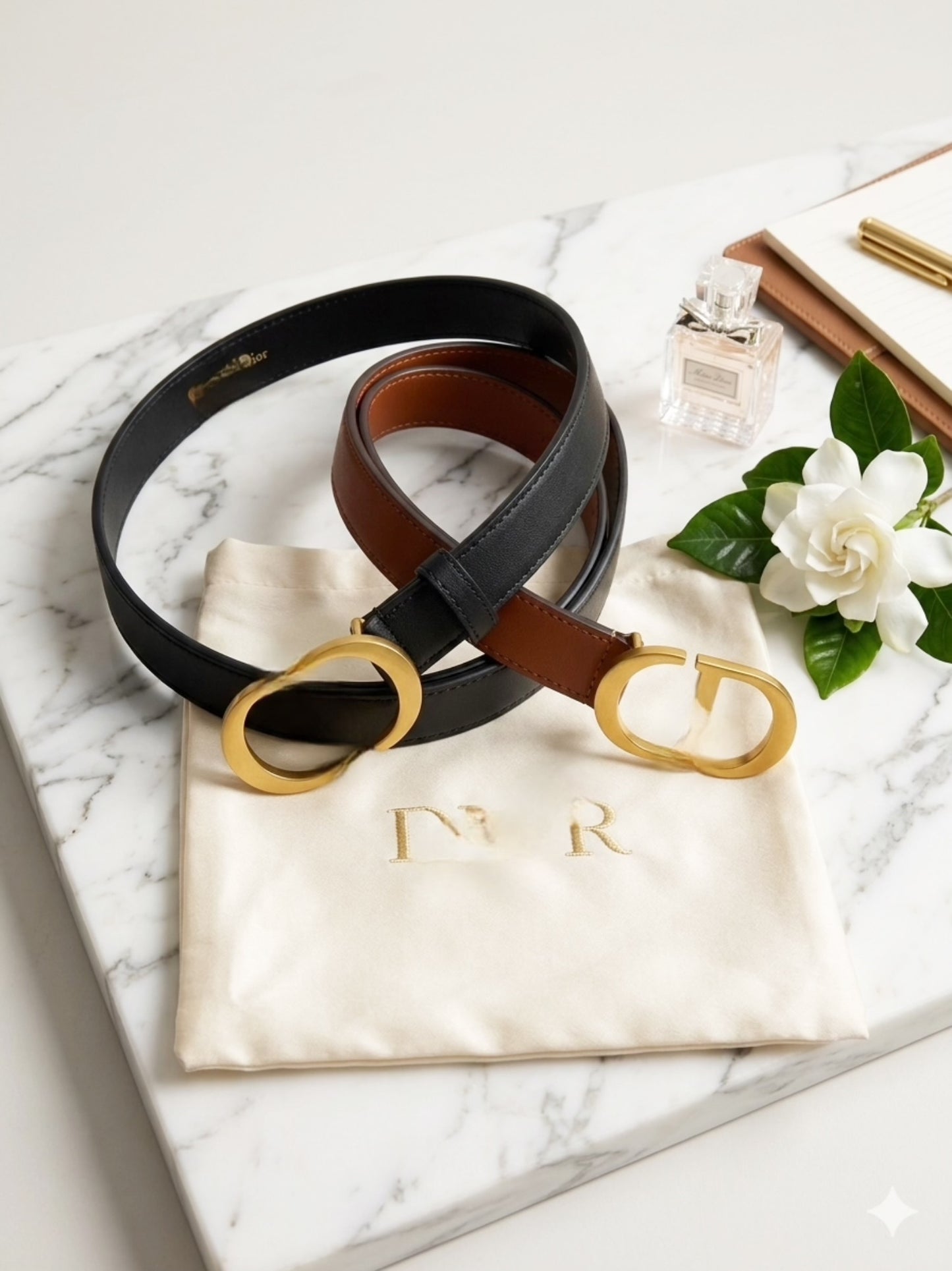 CD Leather Belt