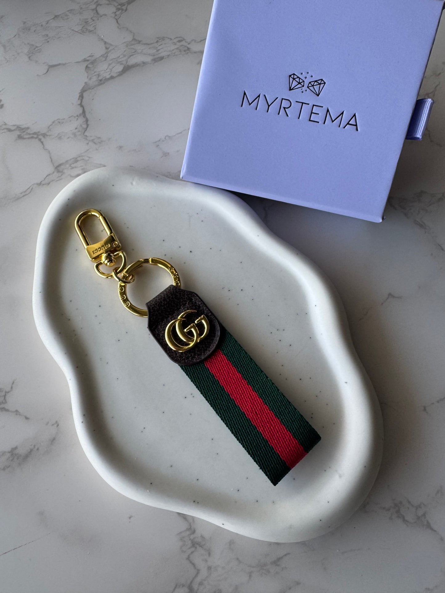 Gigi Red Green Key Chain