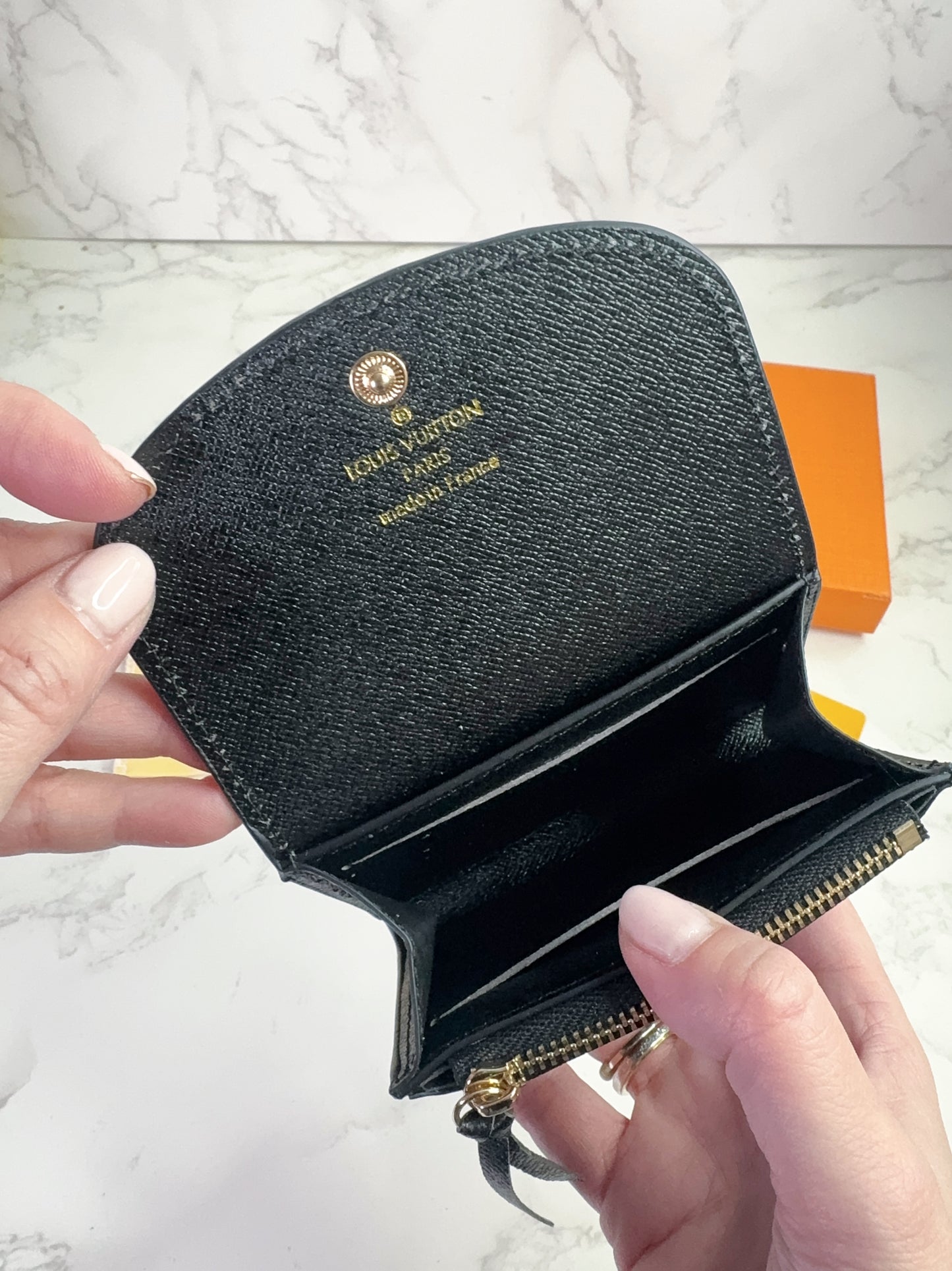 Louiva Black Logo Πορτοφόλι