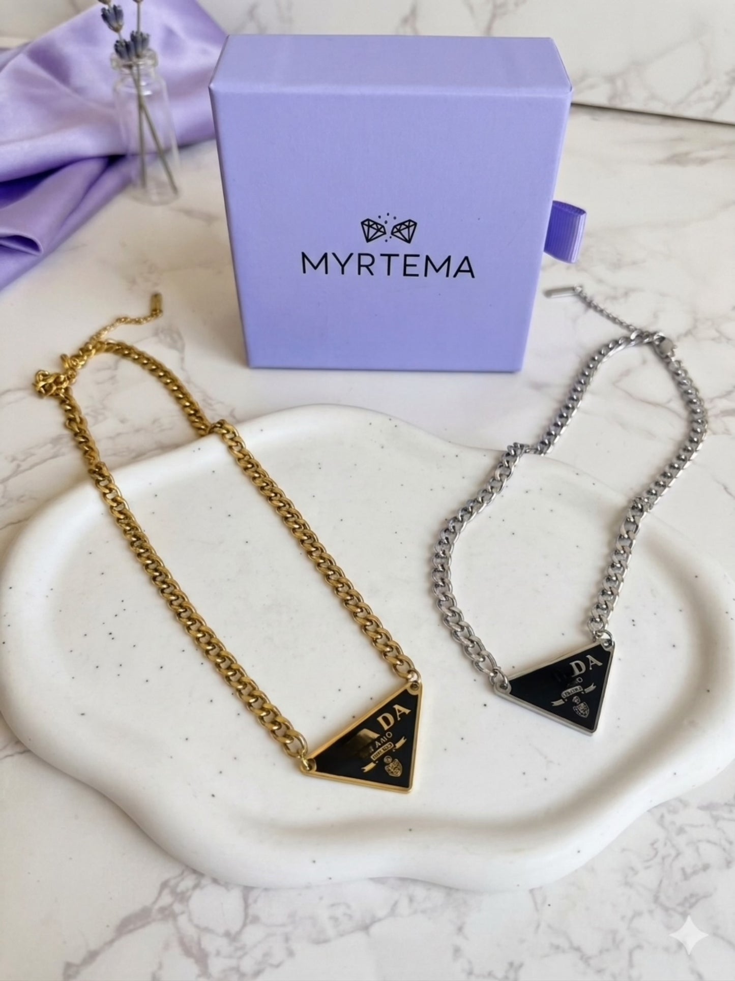Preda Metal Chain Κολιέ