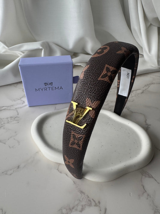 LV Canvas Headband