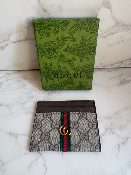 Gigi Red Green Card Holder