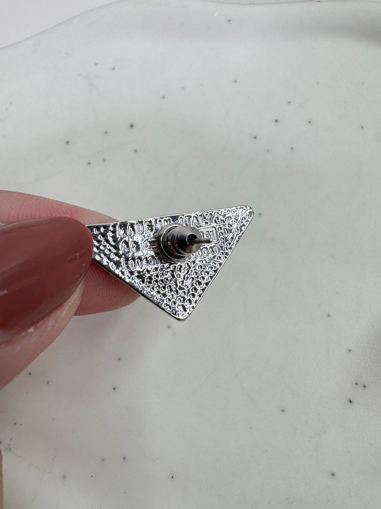 Preda Sparkly Triangle Σκουλαρίκια