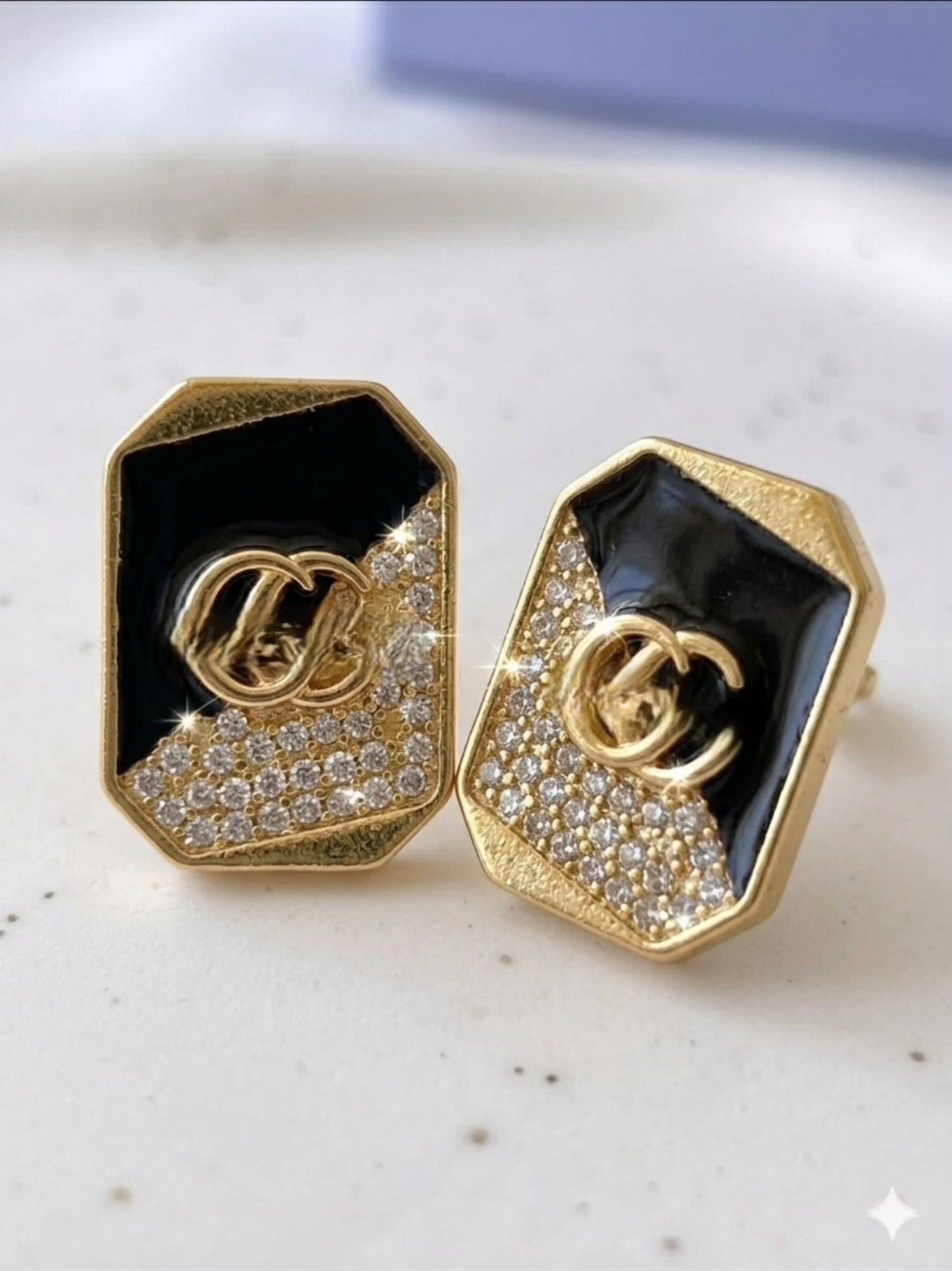 GG Black Glam Σκουλαρίκια