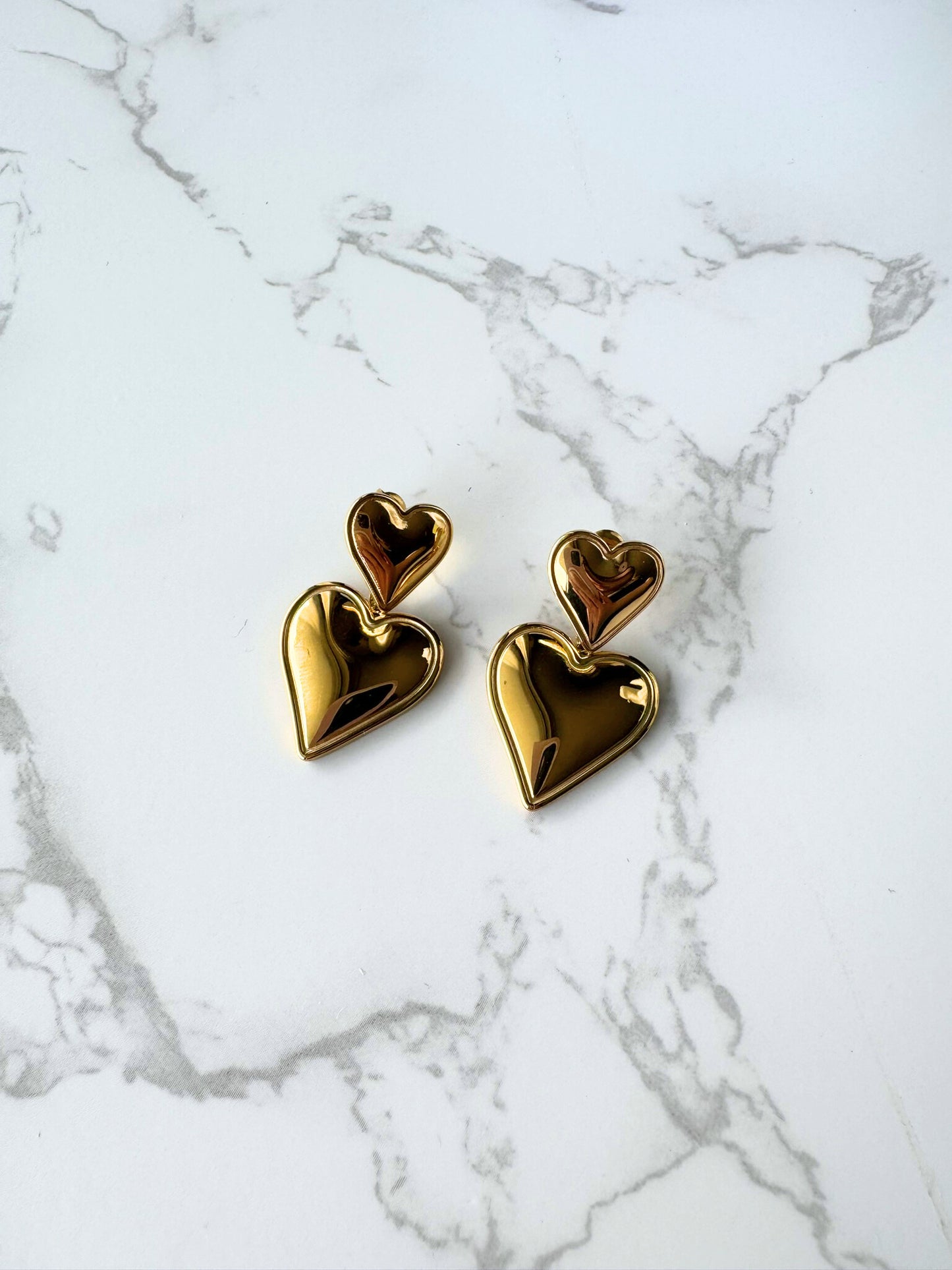 Heart on Heart Σκουλαρίκια