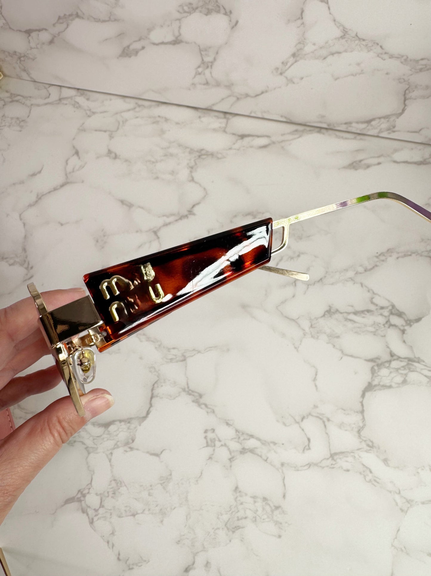 MIU Polygonal Sunglasses
