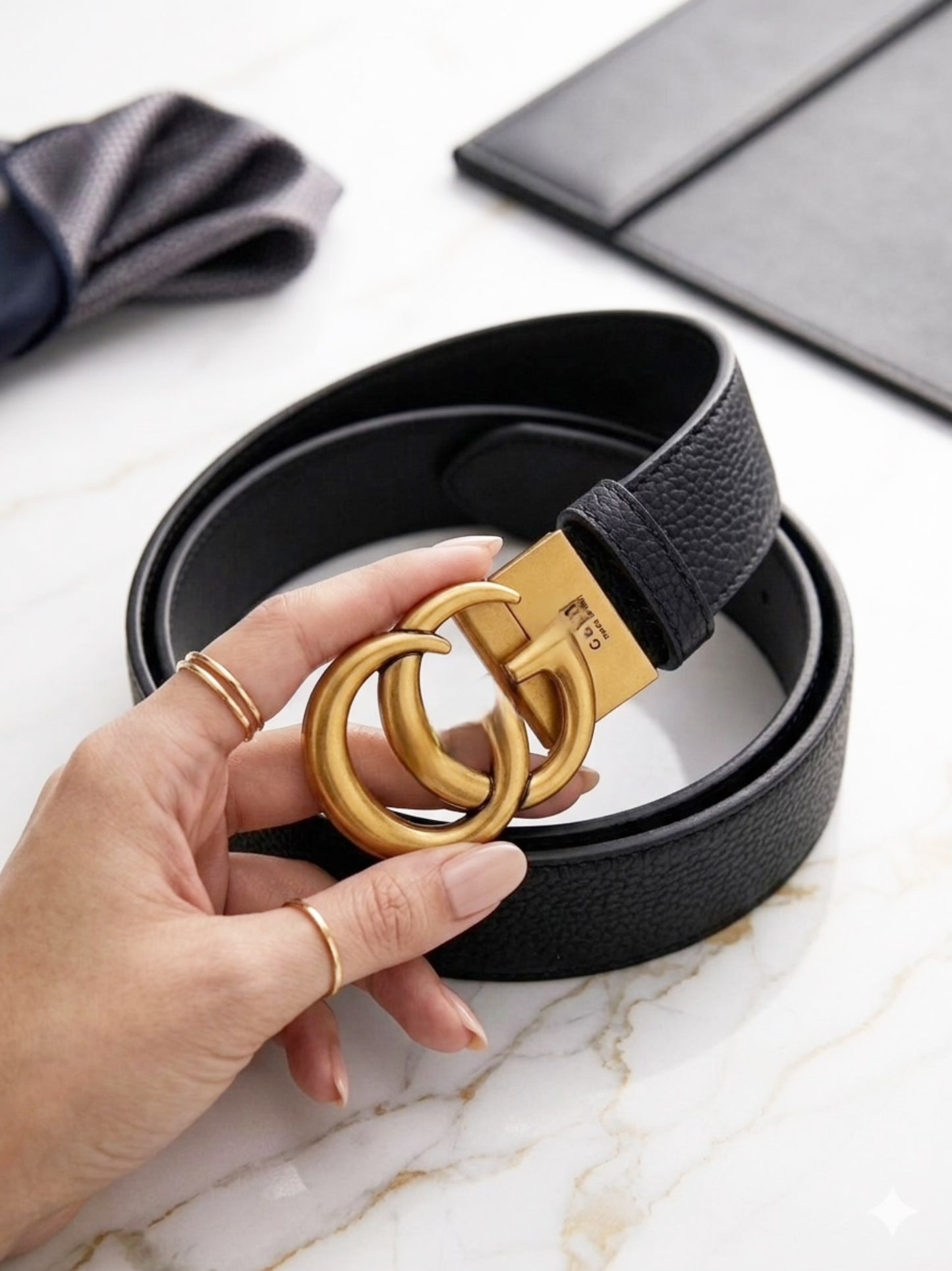 GG Leather Belt