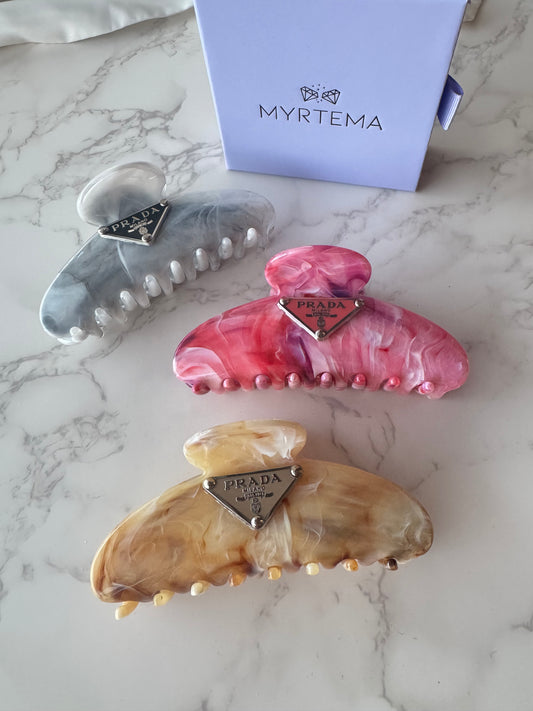 Prada Marble Hair Clip