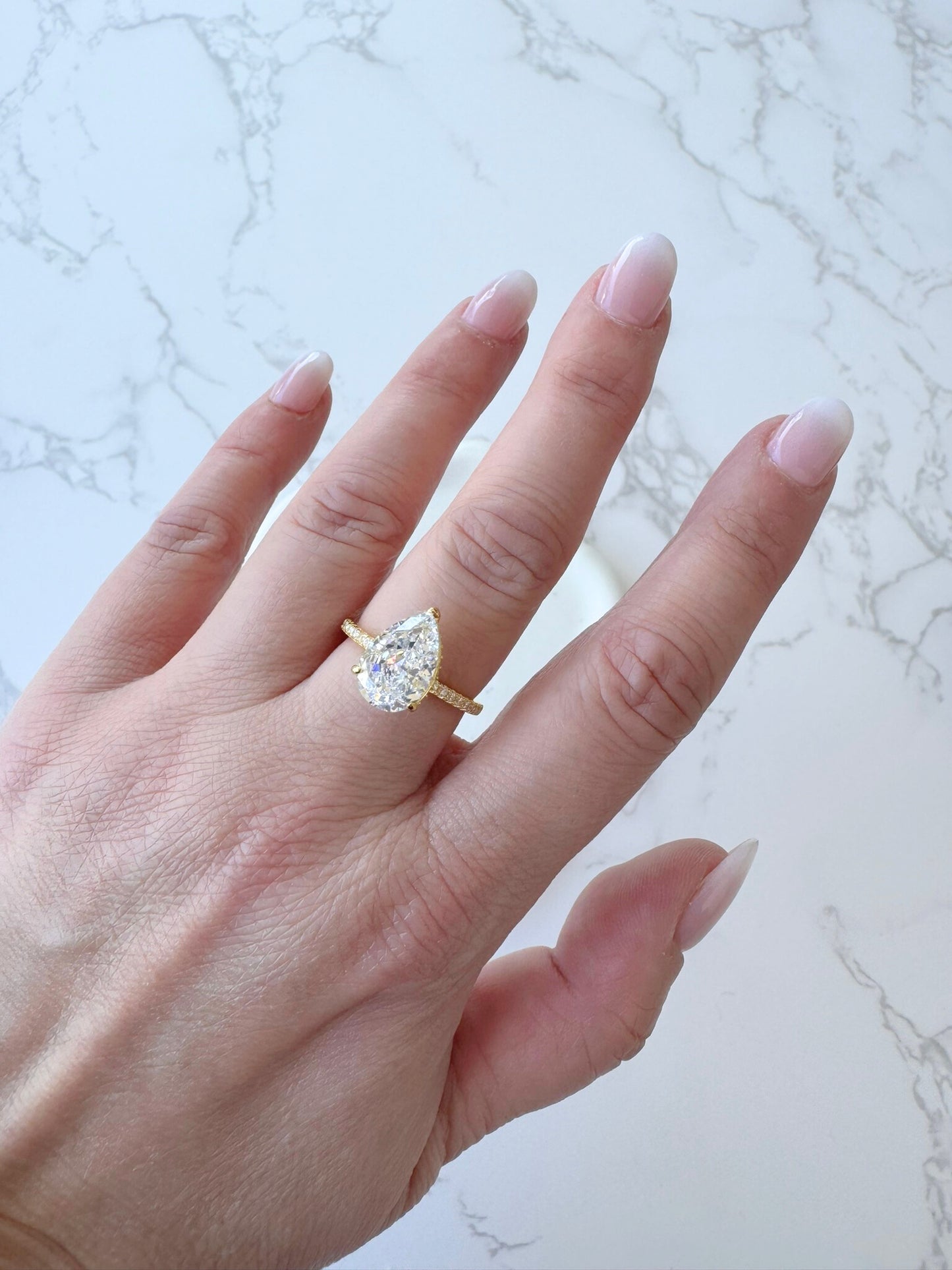 Golden Drop Ring
