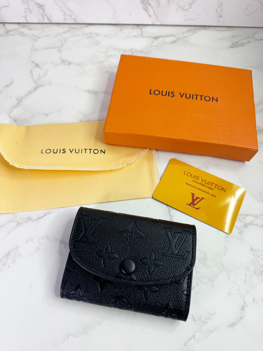 Louiva Black Logo Πορτοφόλι