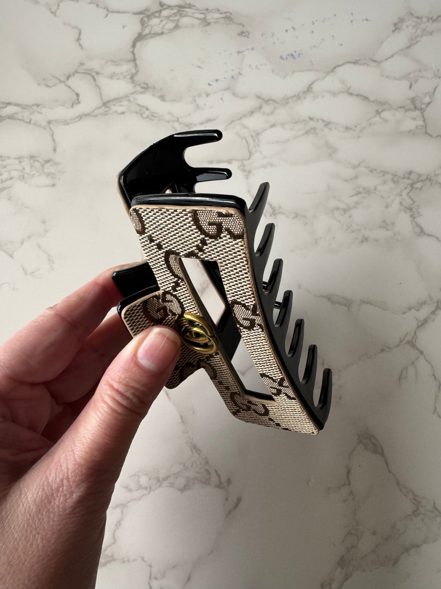GG Fabric Buckle (Rectangular)