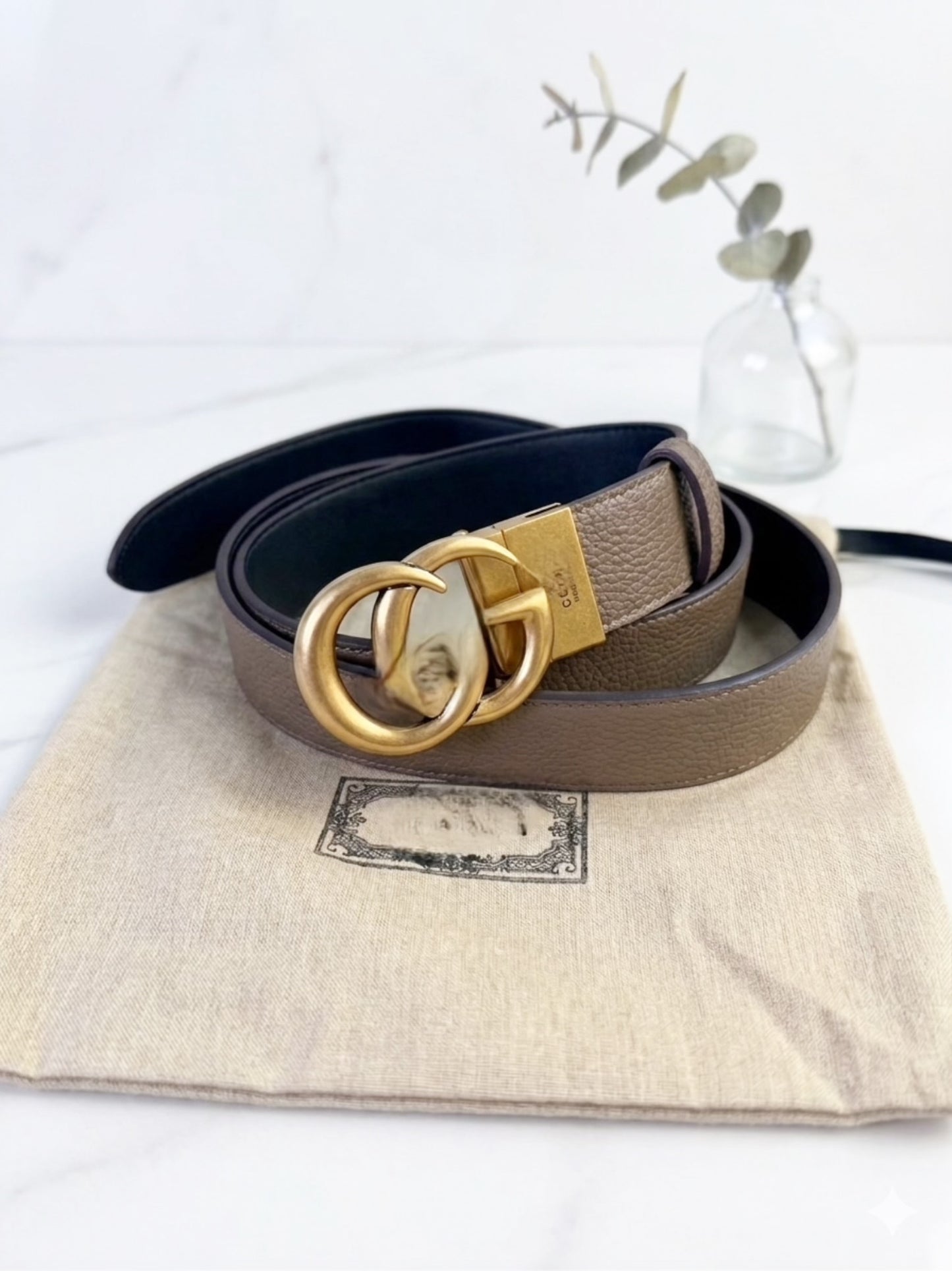GG Leather Belt
