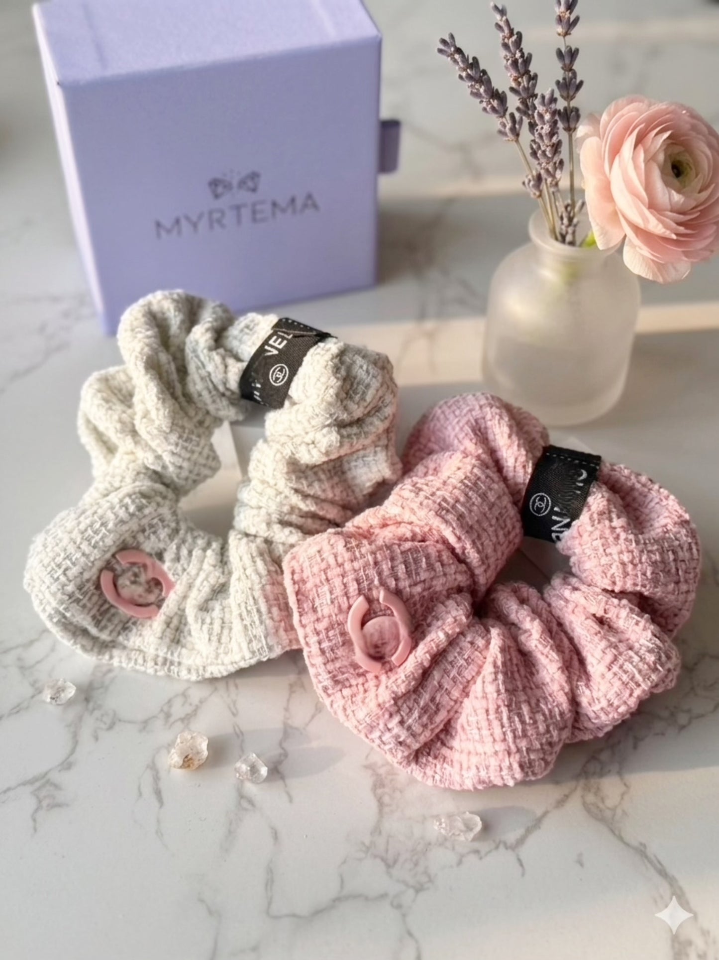 Chanelia Fabric Scrunchie