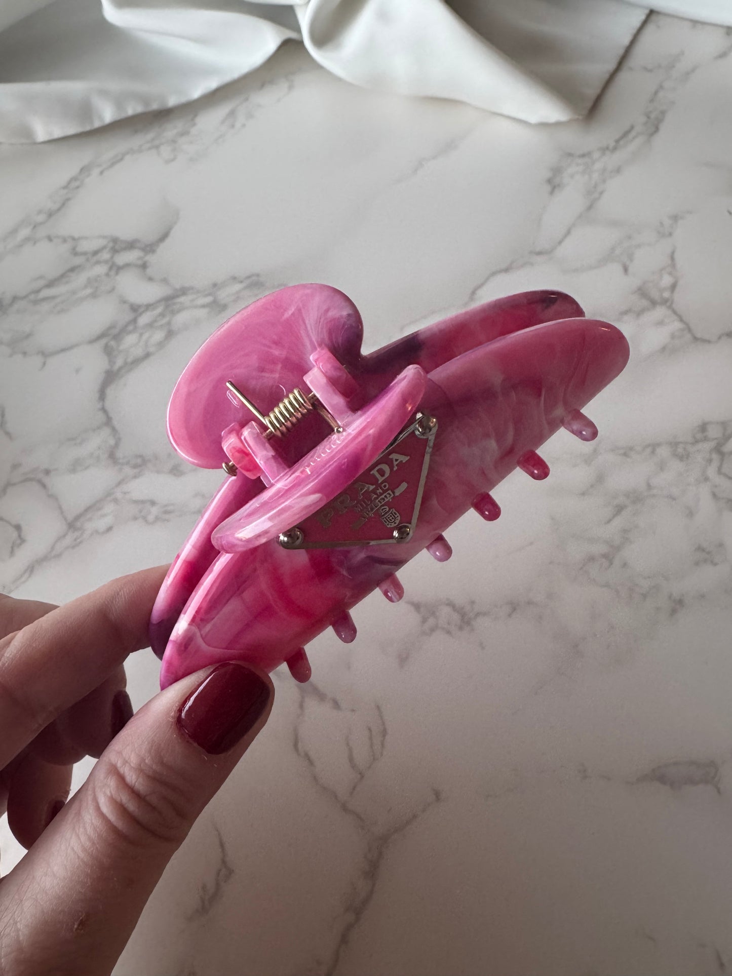 Prada Marble Hair Clip