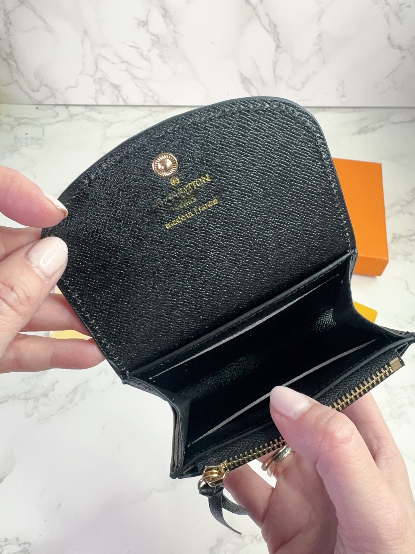 Louiva Black Logo Πορτοφόλι