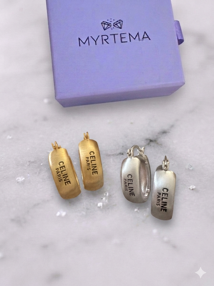 Celina Gold Era Σκουλαρίκια